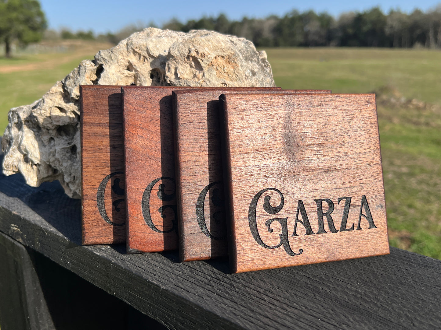 Black Walnut Coasters (4)