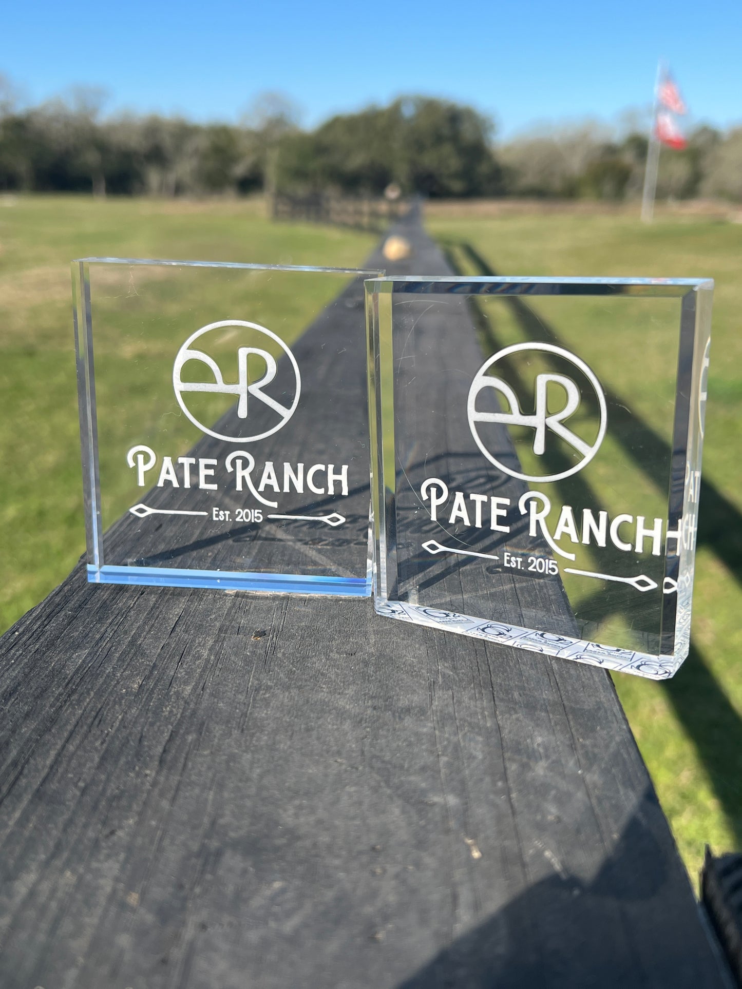 Acrylic Paperweight - Customized Engraved Corporate Award