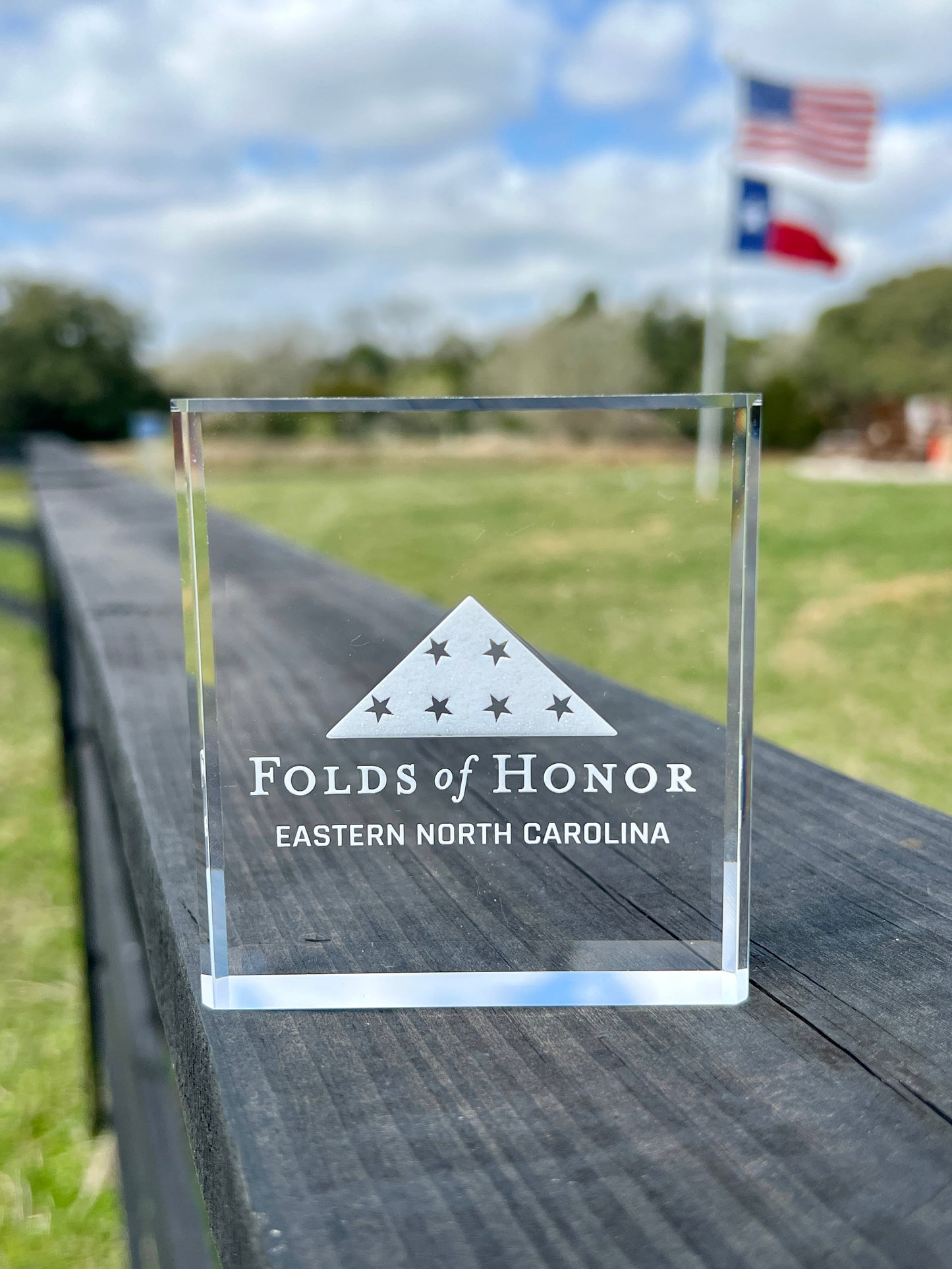 Acrylic Paperweight - Customized Engraved Corporate Award