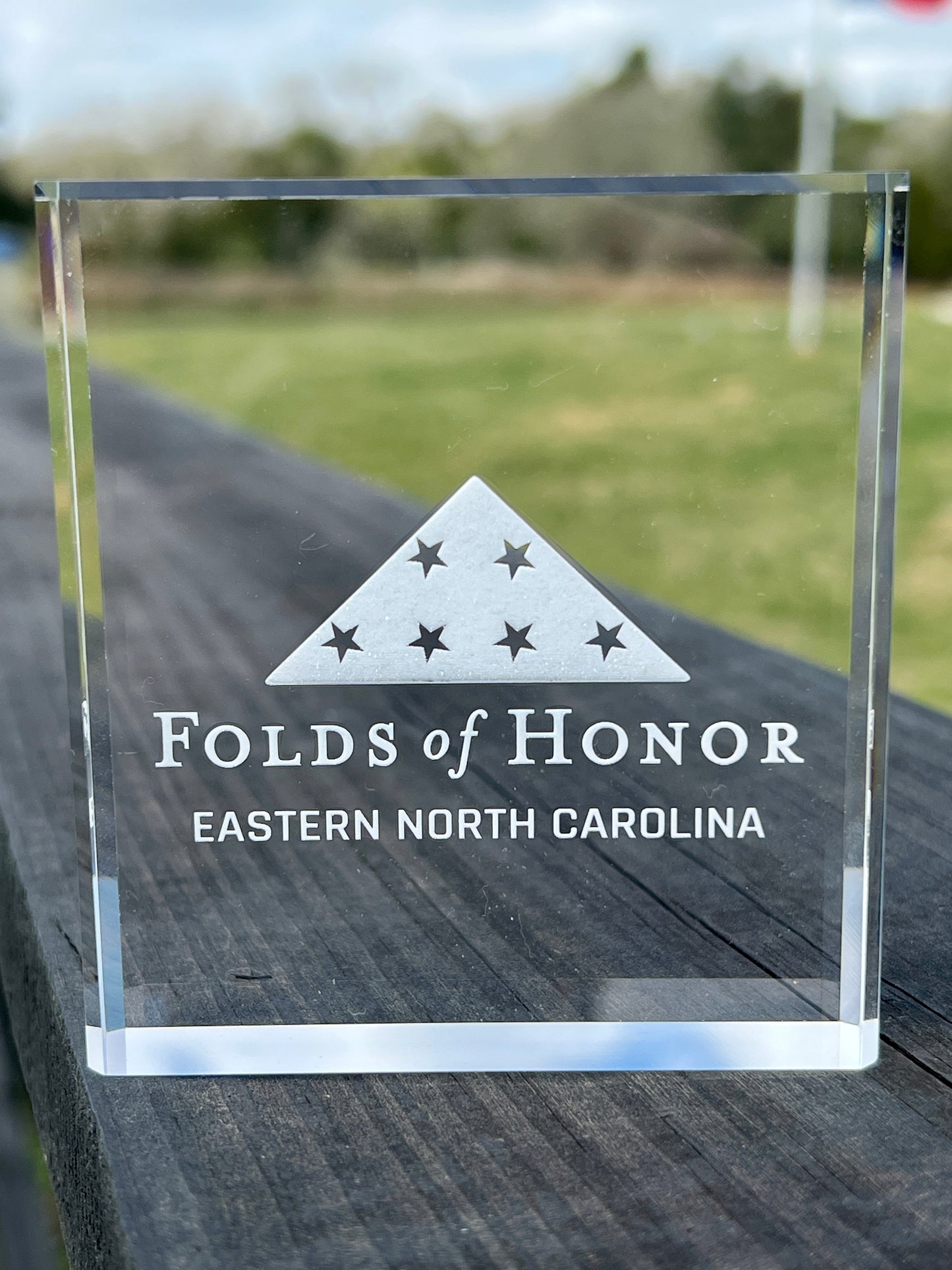 Acrylic Paperweight - Customized Engraved Corporate Award
