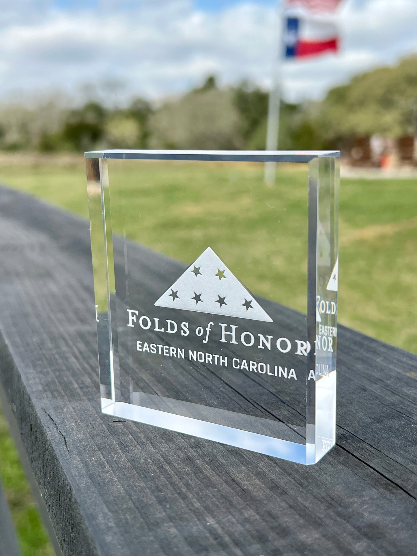 Acrylic Paperweight - Customized Engraved Corporate Award