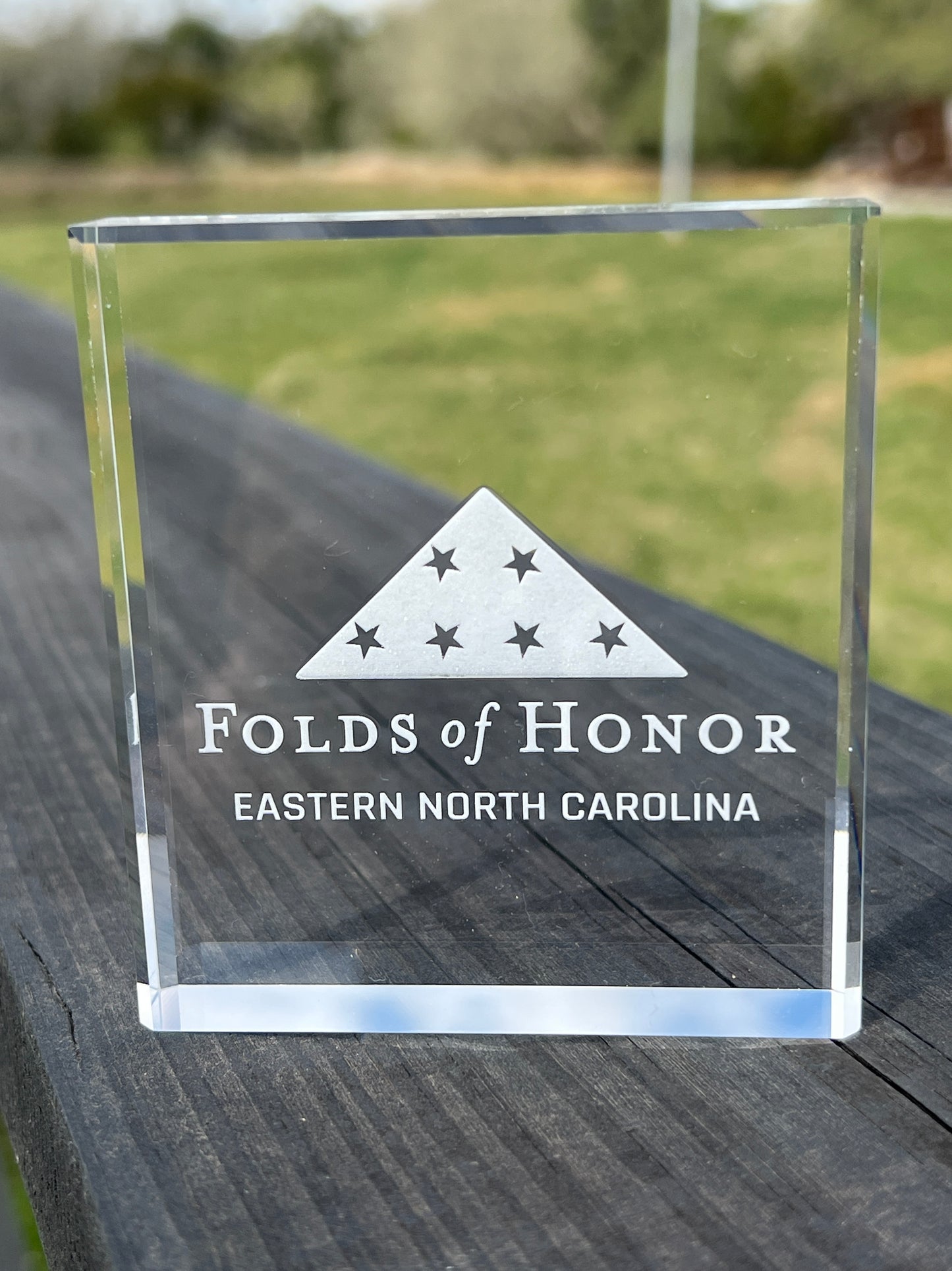 Acrylic Paperweight - Customized Engraved Corporate Award