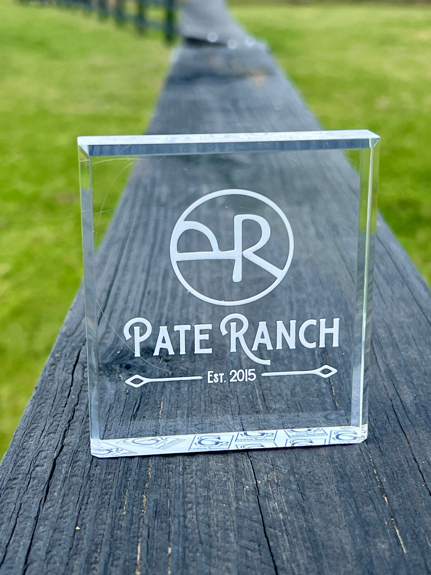 Acrylic Paperweight - Customized Engraved Corporate Award