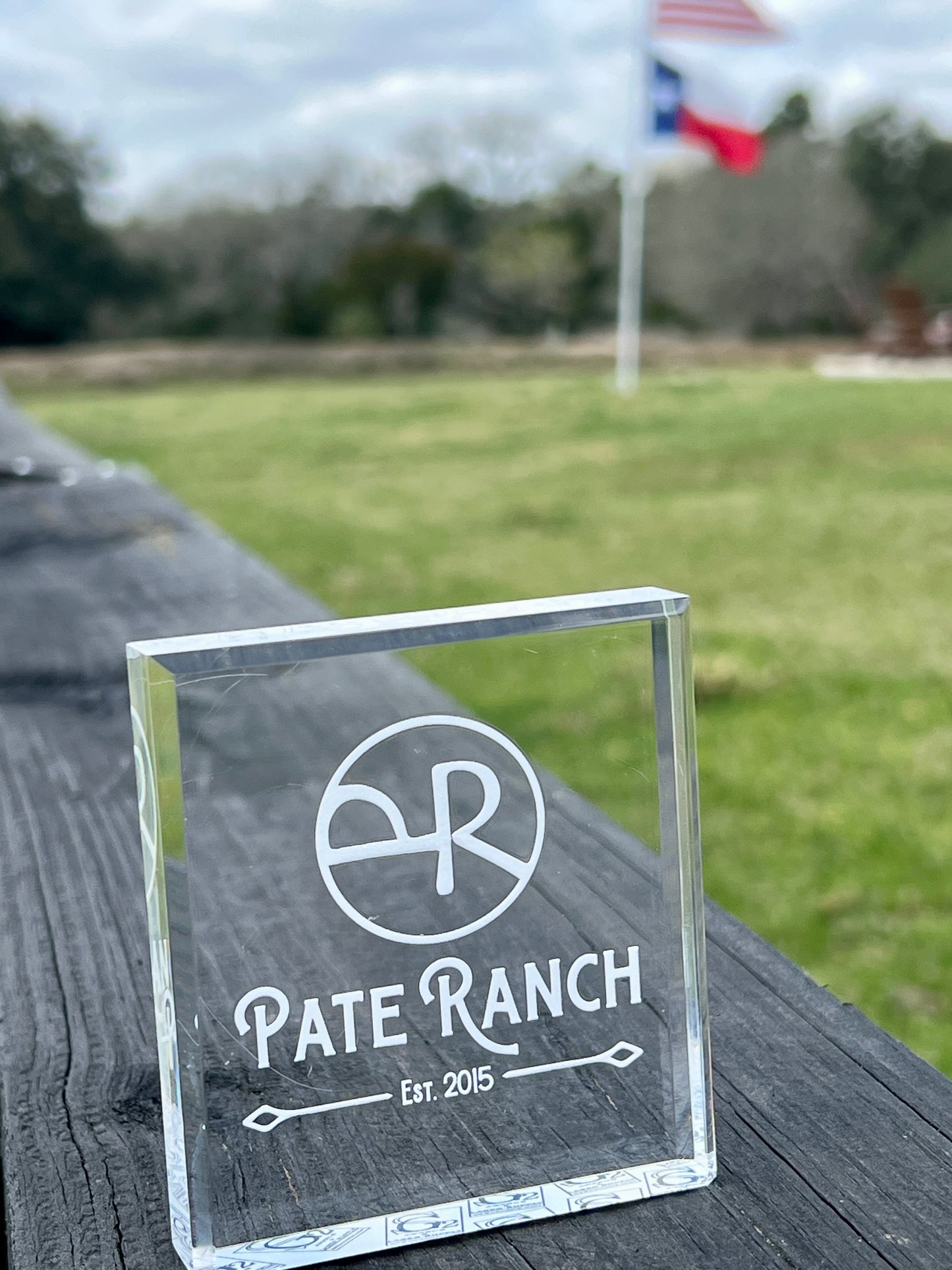 Acrylic Paperweight - Customized Engraved Corporate Award
