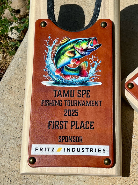 Boot Jack with Leather Inlay