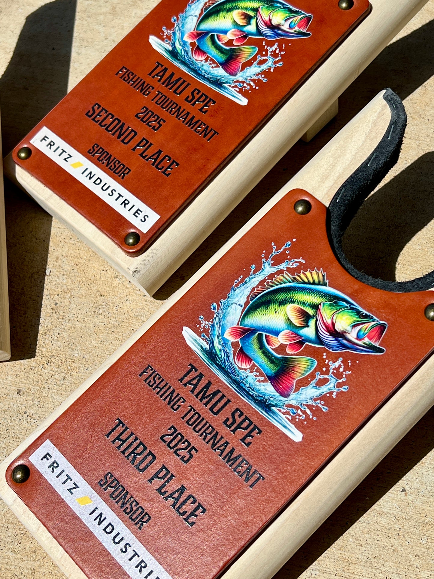 Boot Jack with Leather Inlay