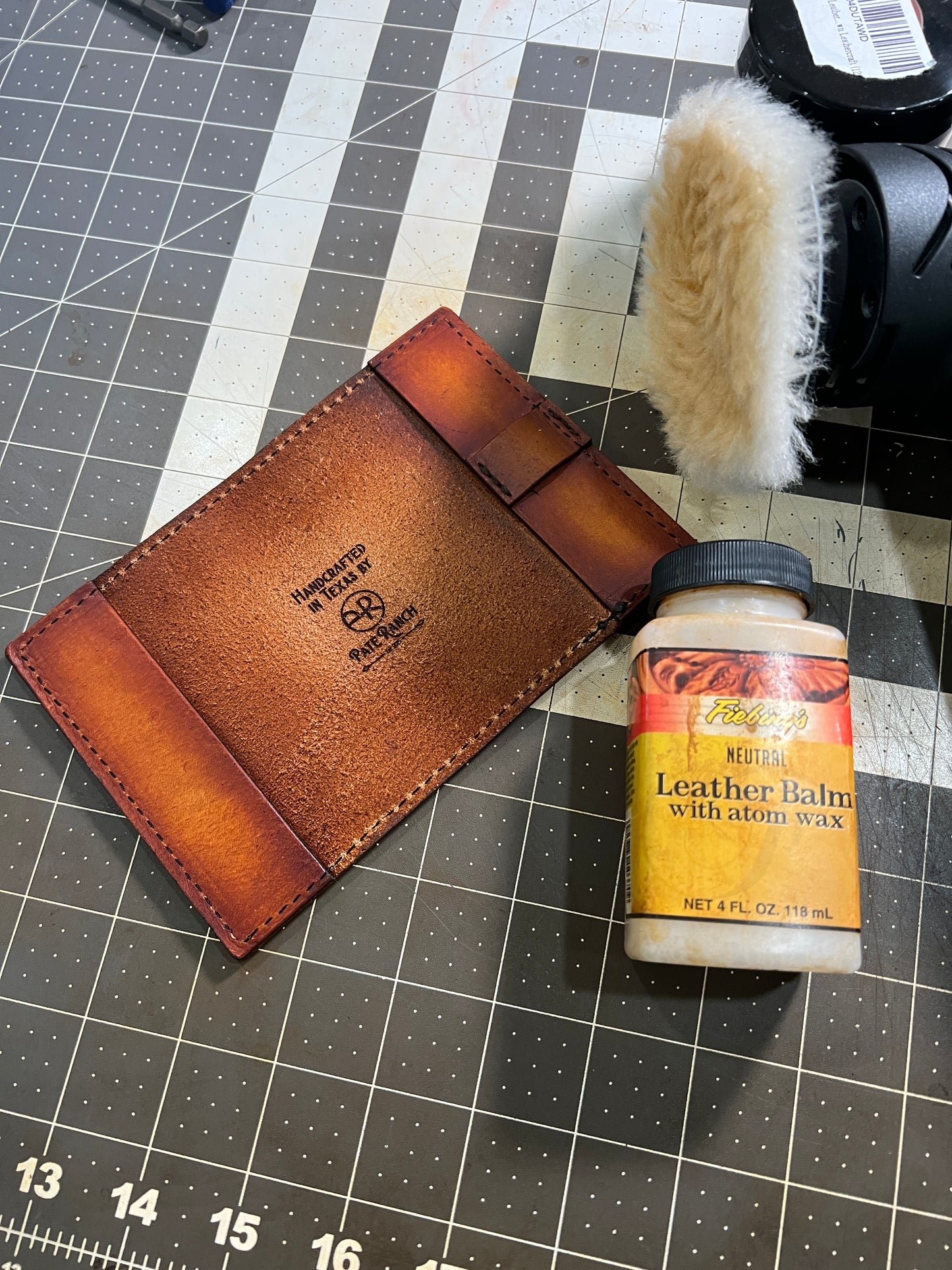 Handcrafted Leather Golf Scorecard Holder