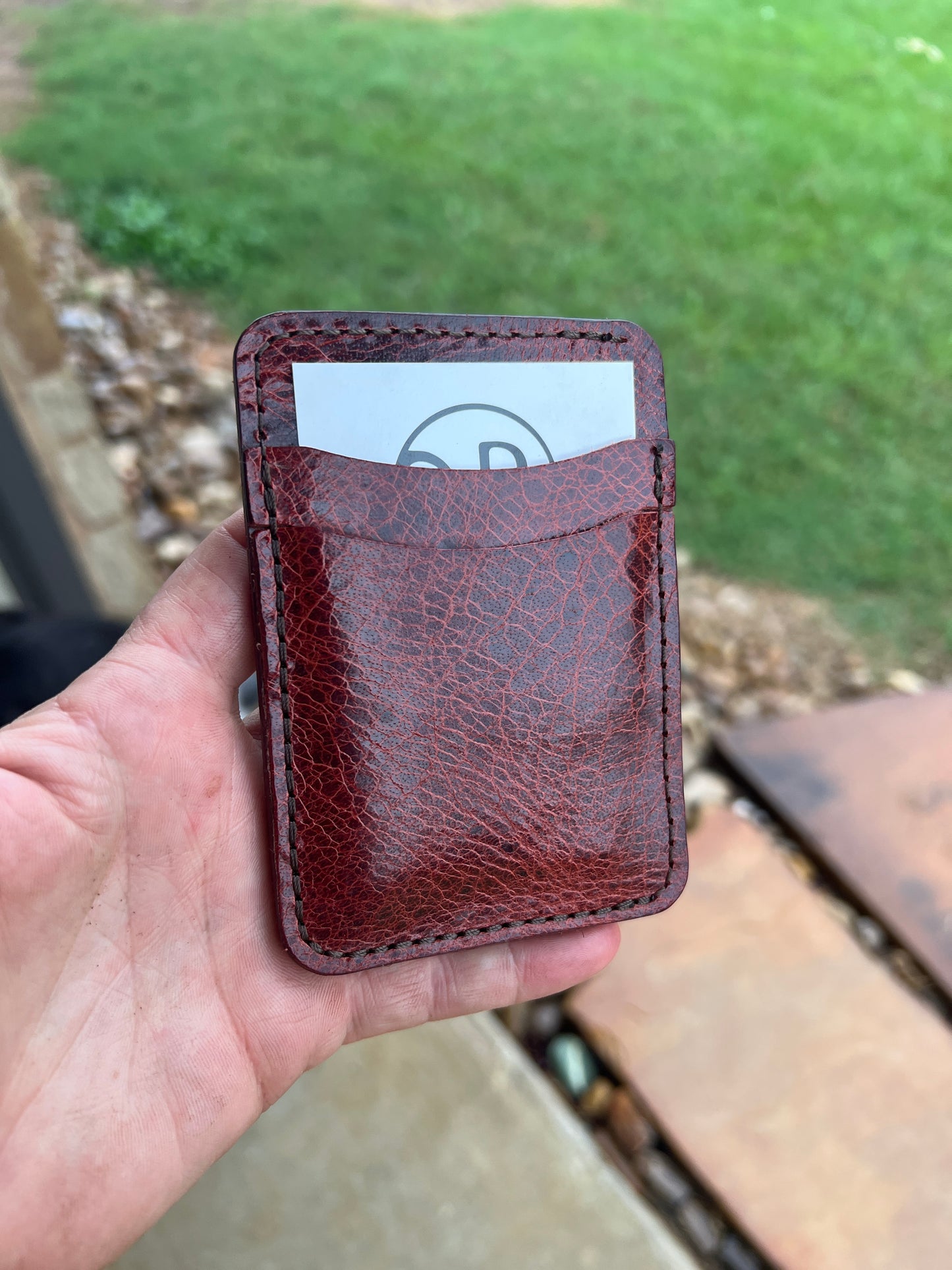 Slim Wallet - Vintage Glazed Water Buffalo