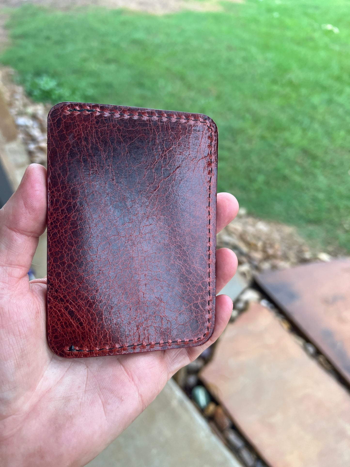 Slim Wallet - Vintage Glazed Water Buffalo
