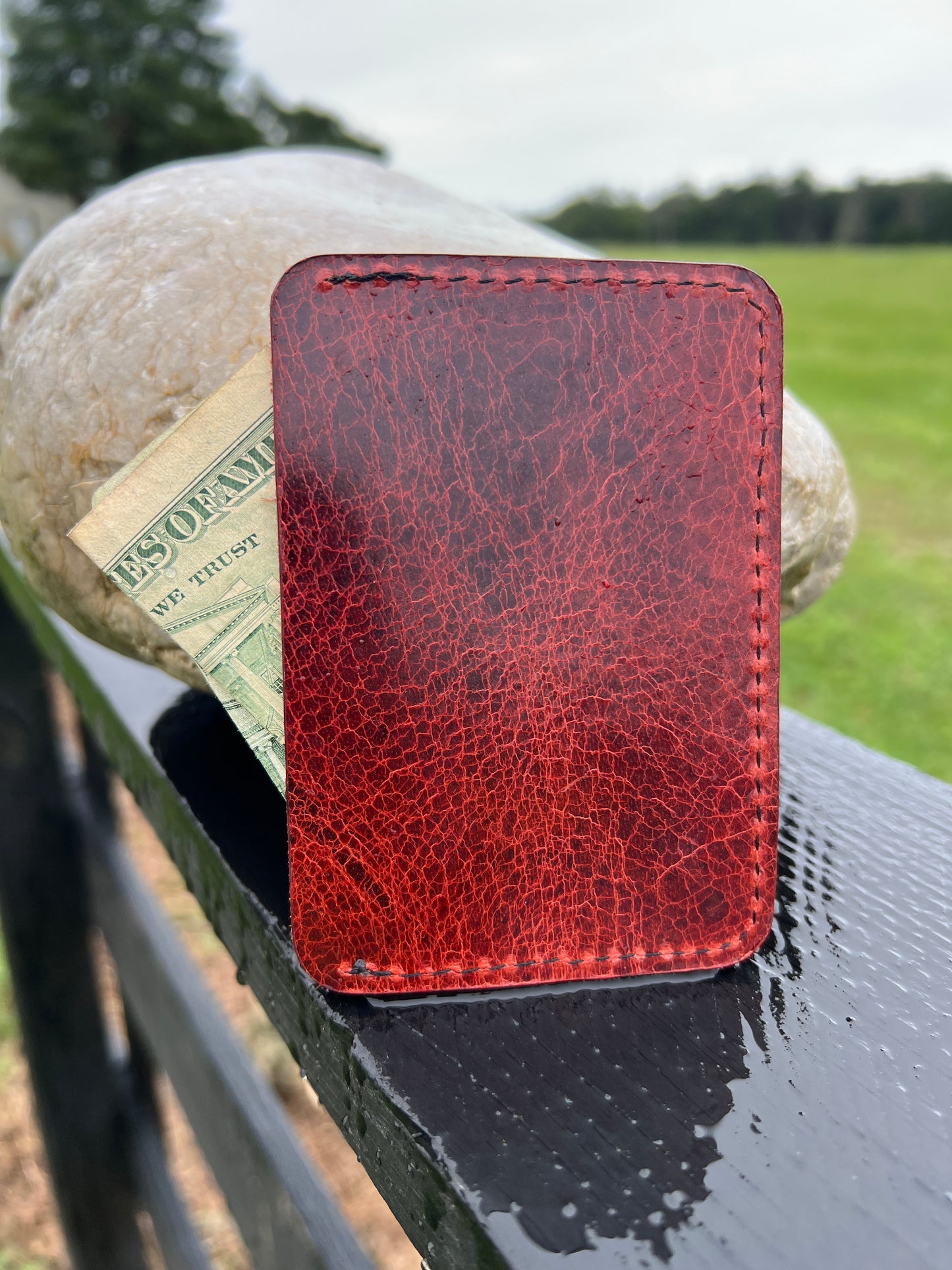 Slim Wallet - Vintage Glazed Water Buffalo