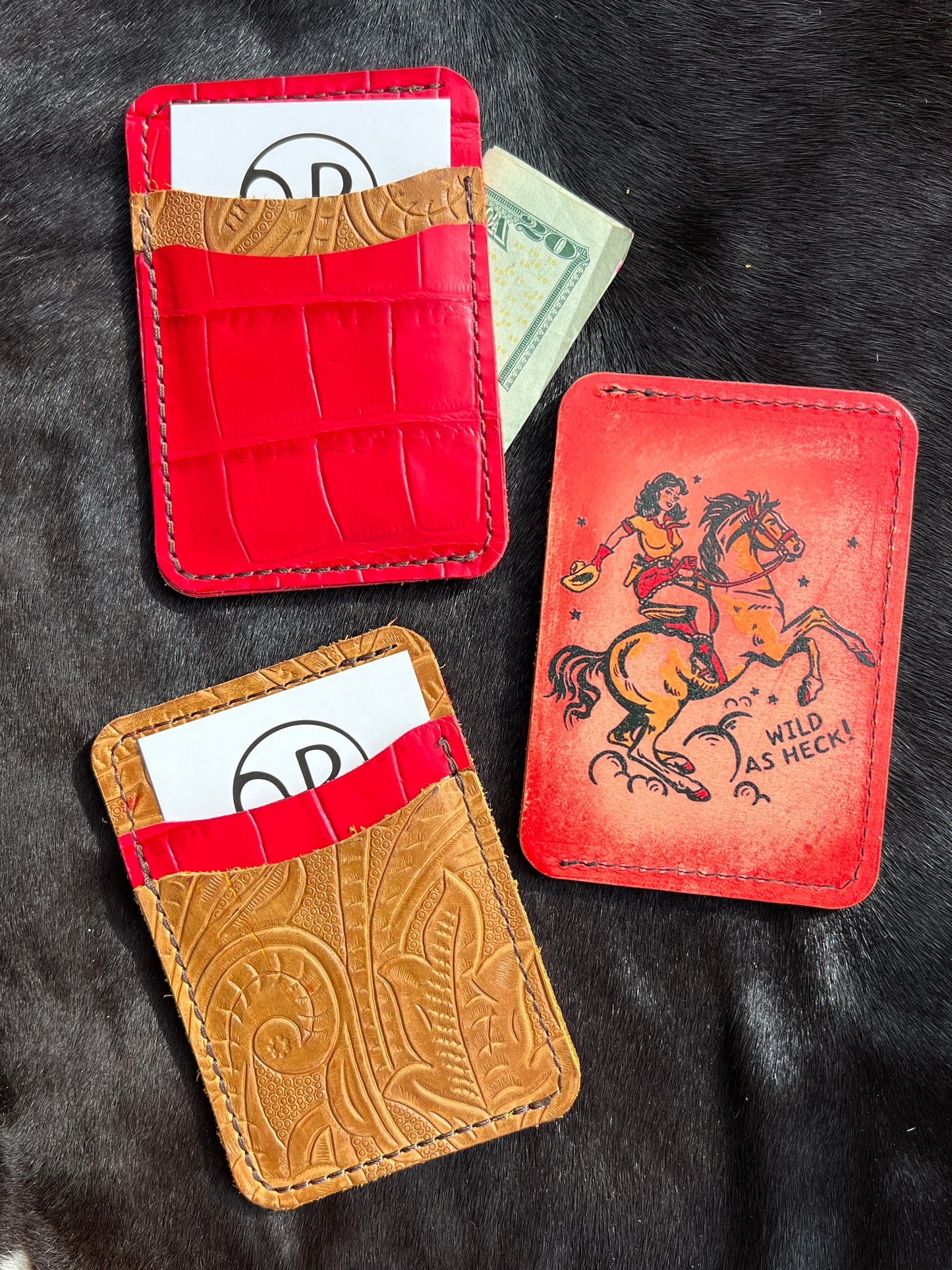 Vintage Western Slim Wallets