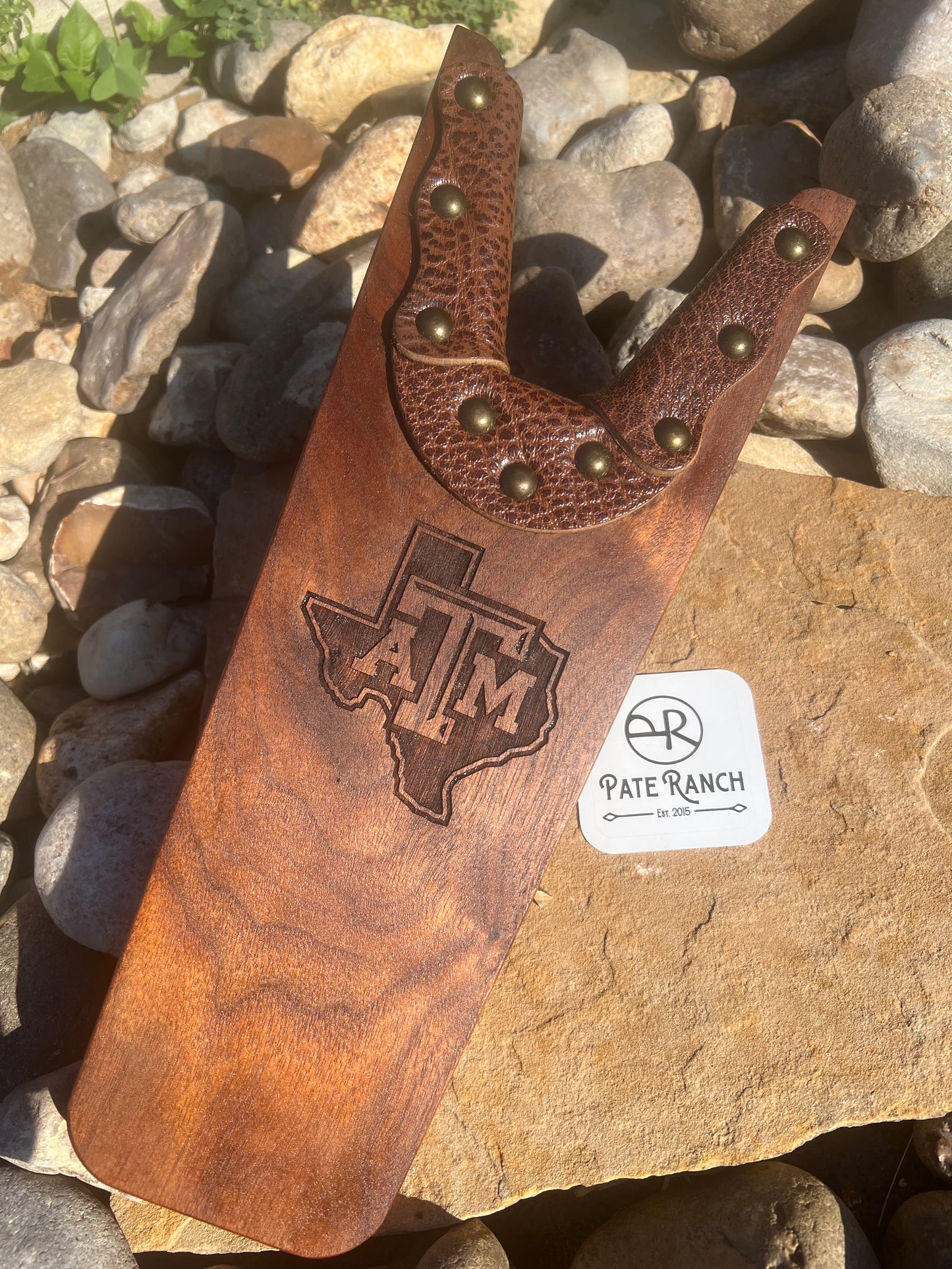 University Licensed Black Walnut Boot Jack