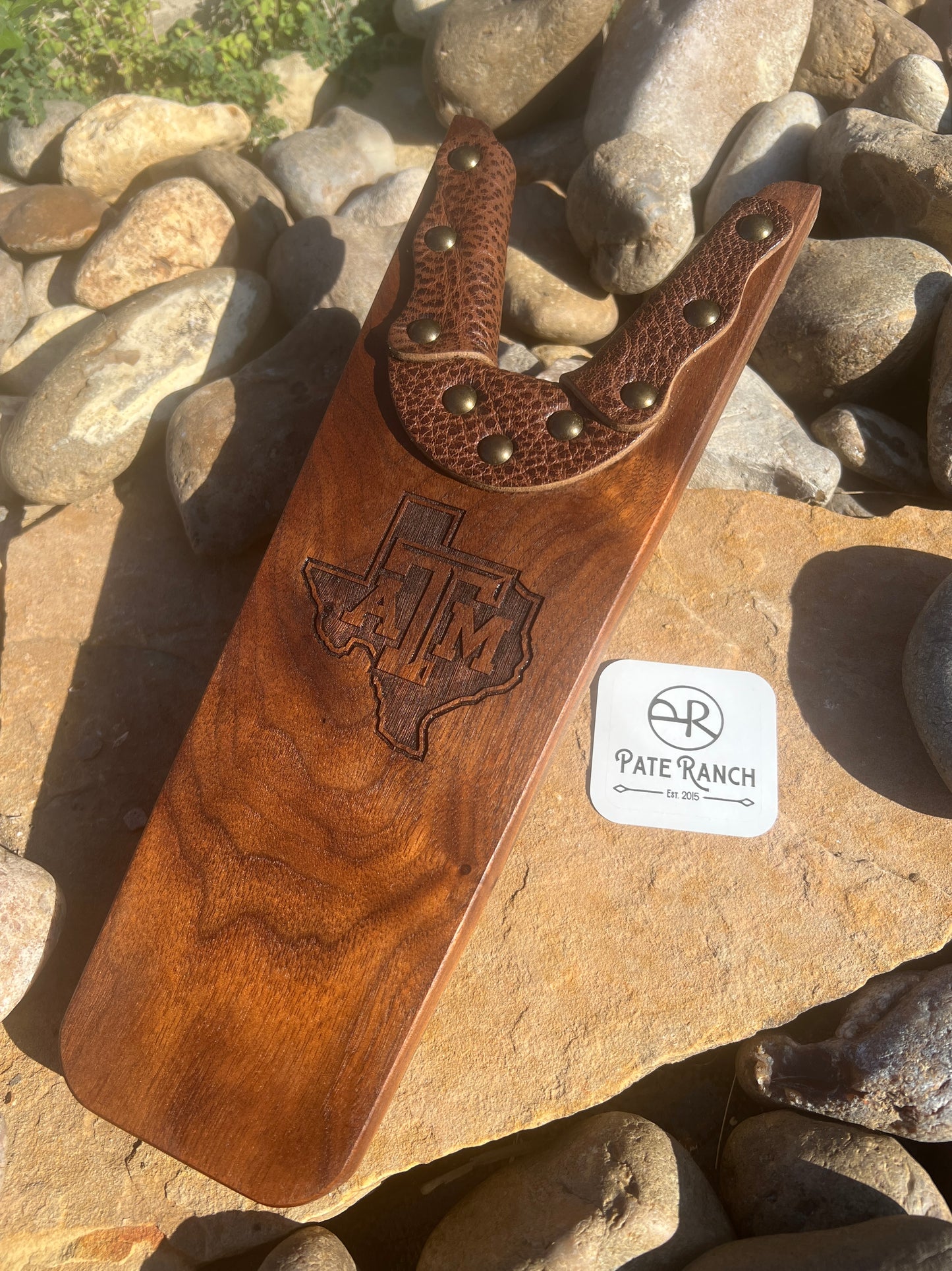 University Licensed Black Walnut Boot Jack