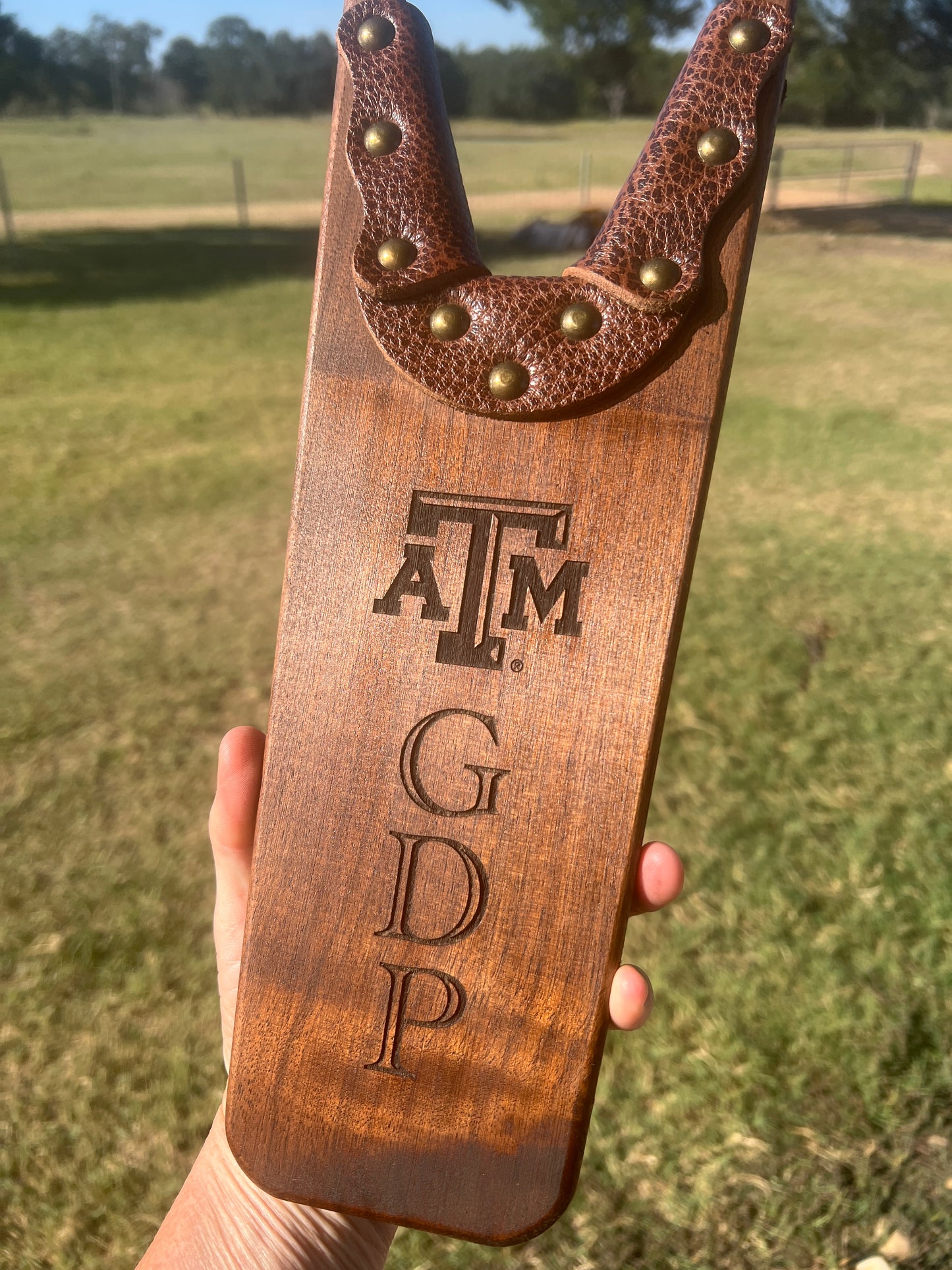 University Licensed Black Walnut Boot Jack