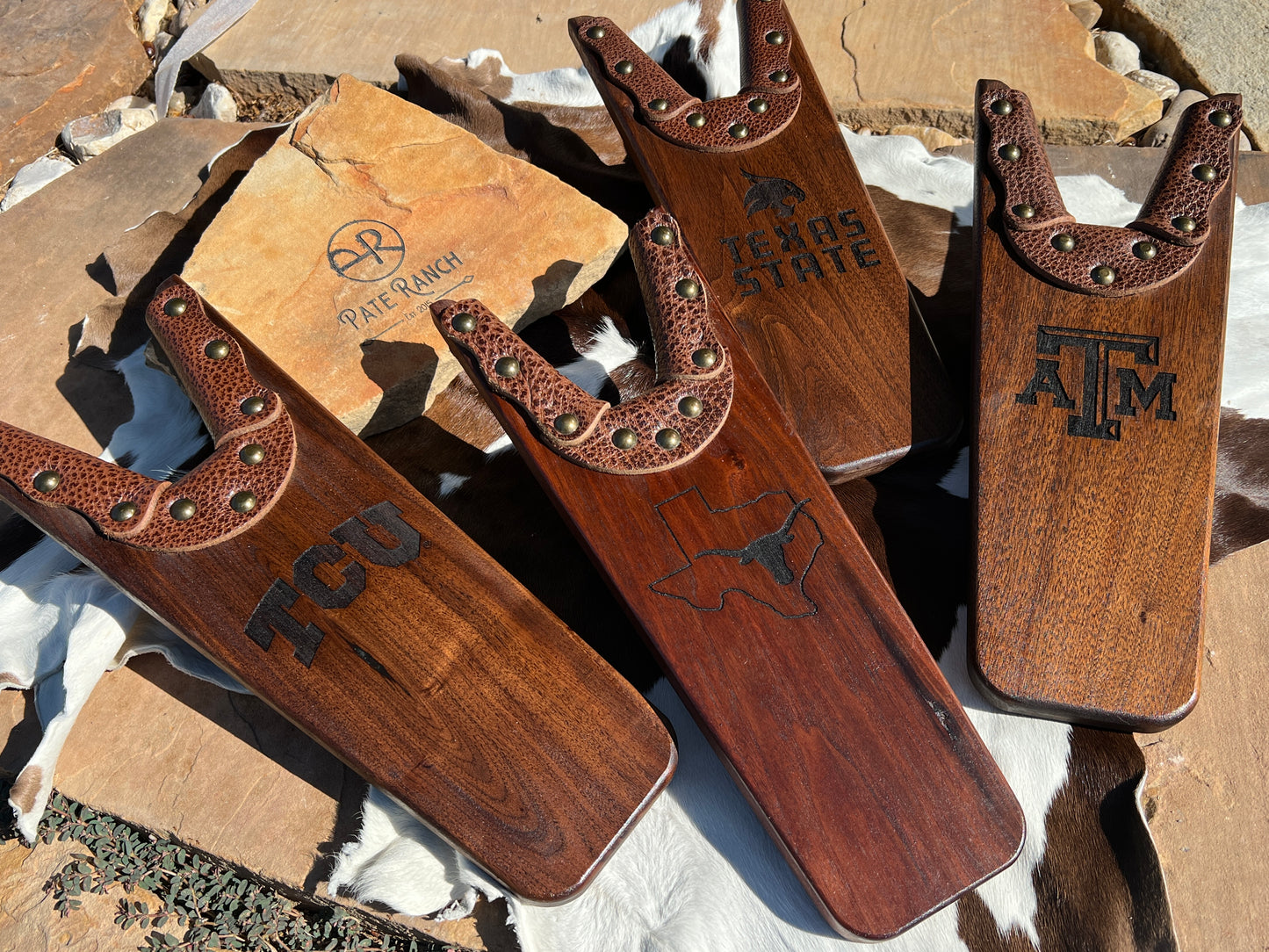 University Licensed Black Walnut Boot Jack
