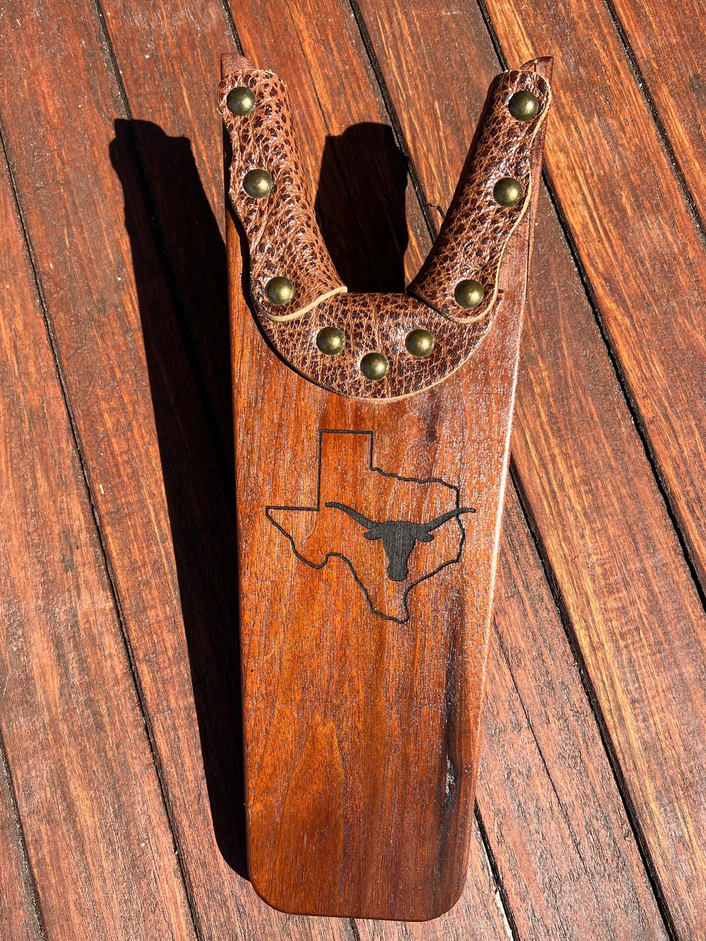 University Licensed Black Walnut Boot Jack