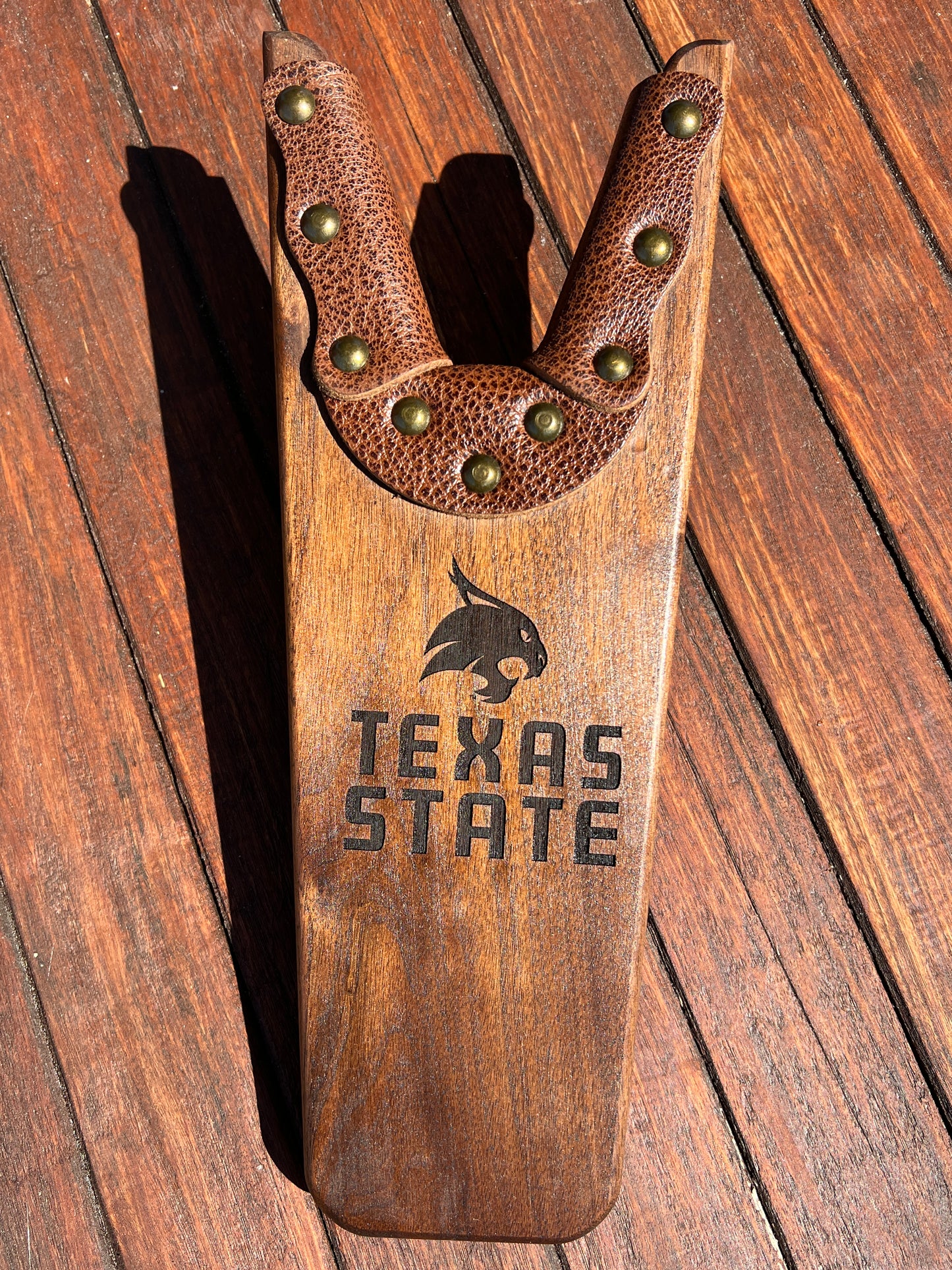 University Licensed Black Walnut Boot Jack