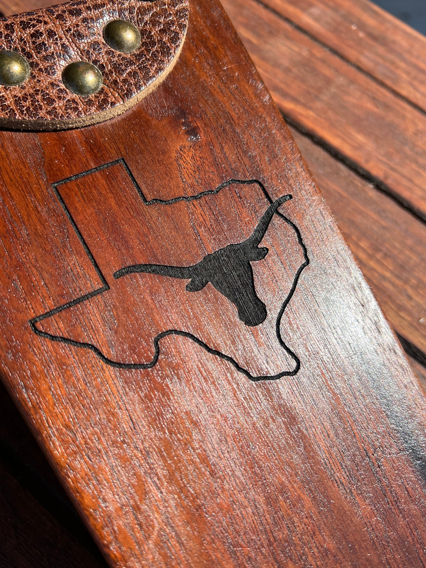 University Licensed Black Walnut Boot Jack
