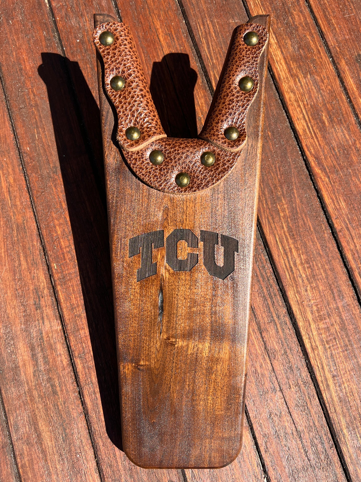 University Licensed Black Walnut Boot Jack
