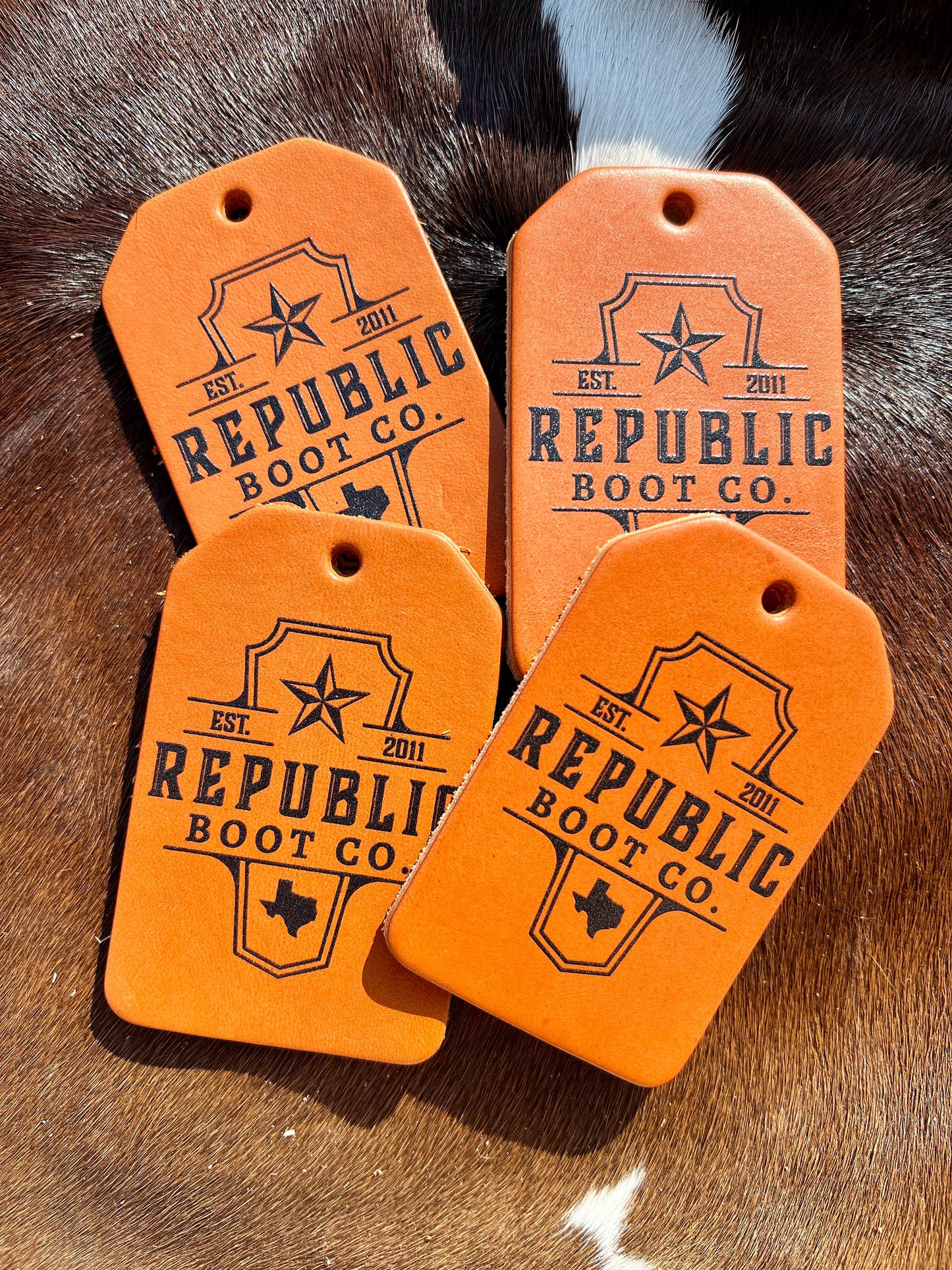 Bridle Leather Luggage Tag / Stocking Tag