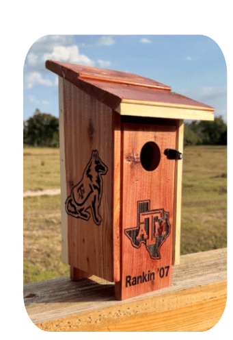 Cedar Bird House - PateRanchCreations