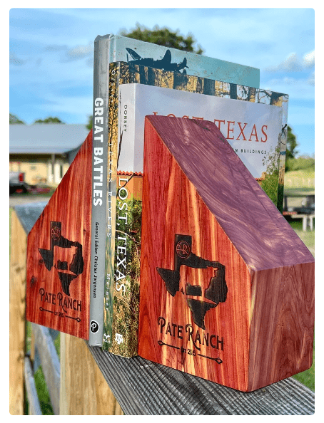 Cedar Wood Bookends / Award - PateRanchCreations