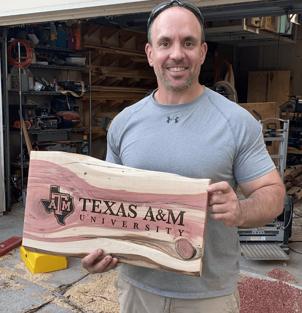 Custom Engraved Cedar Sign - PateRanchCreations
