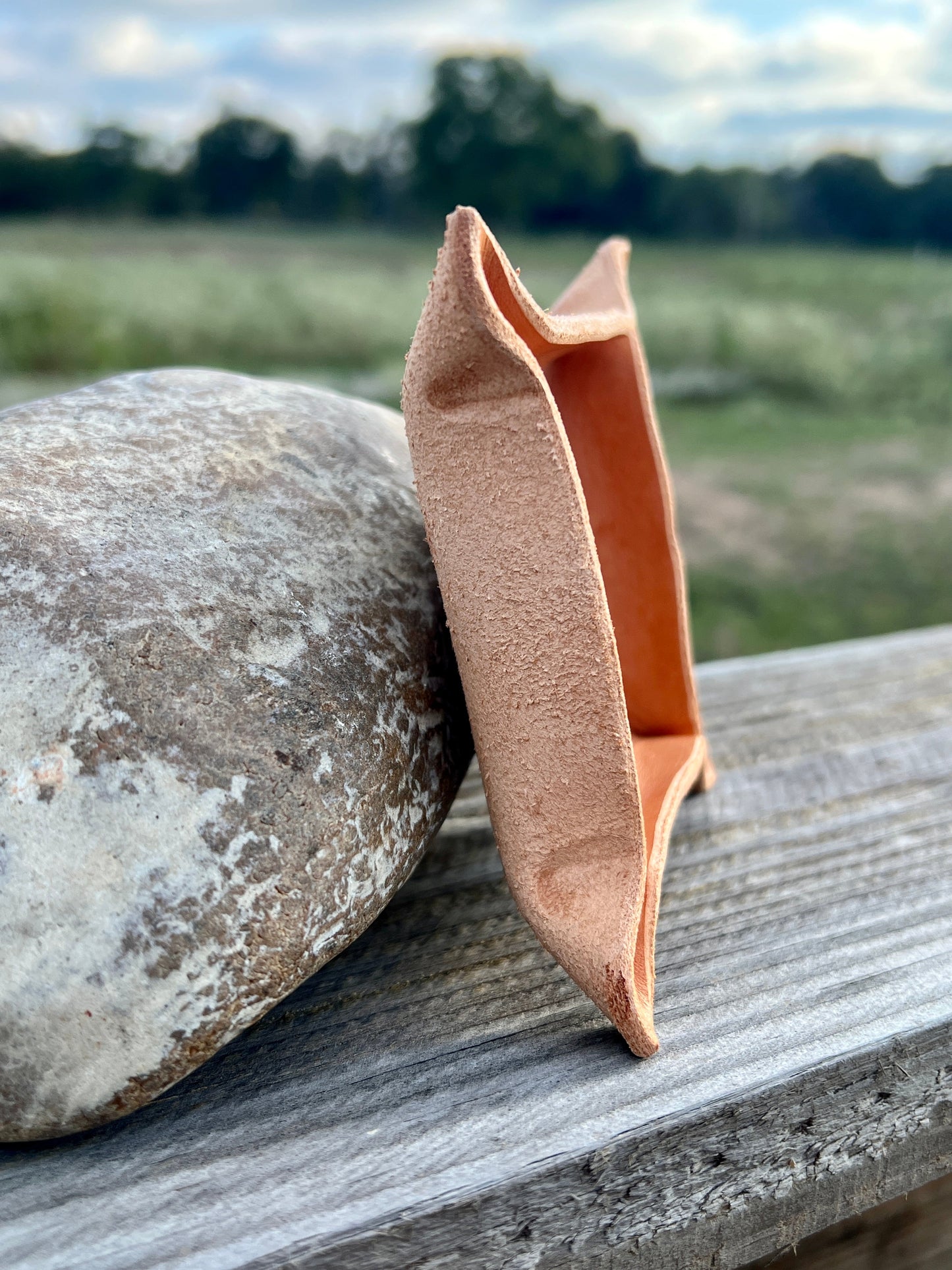 Custom Leather Ring Tray / Leather Catchall - PateRanchCreations