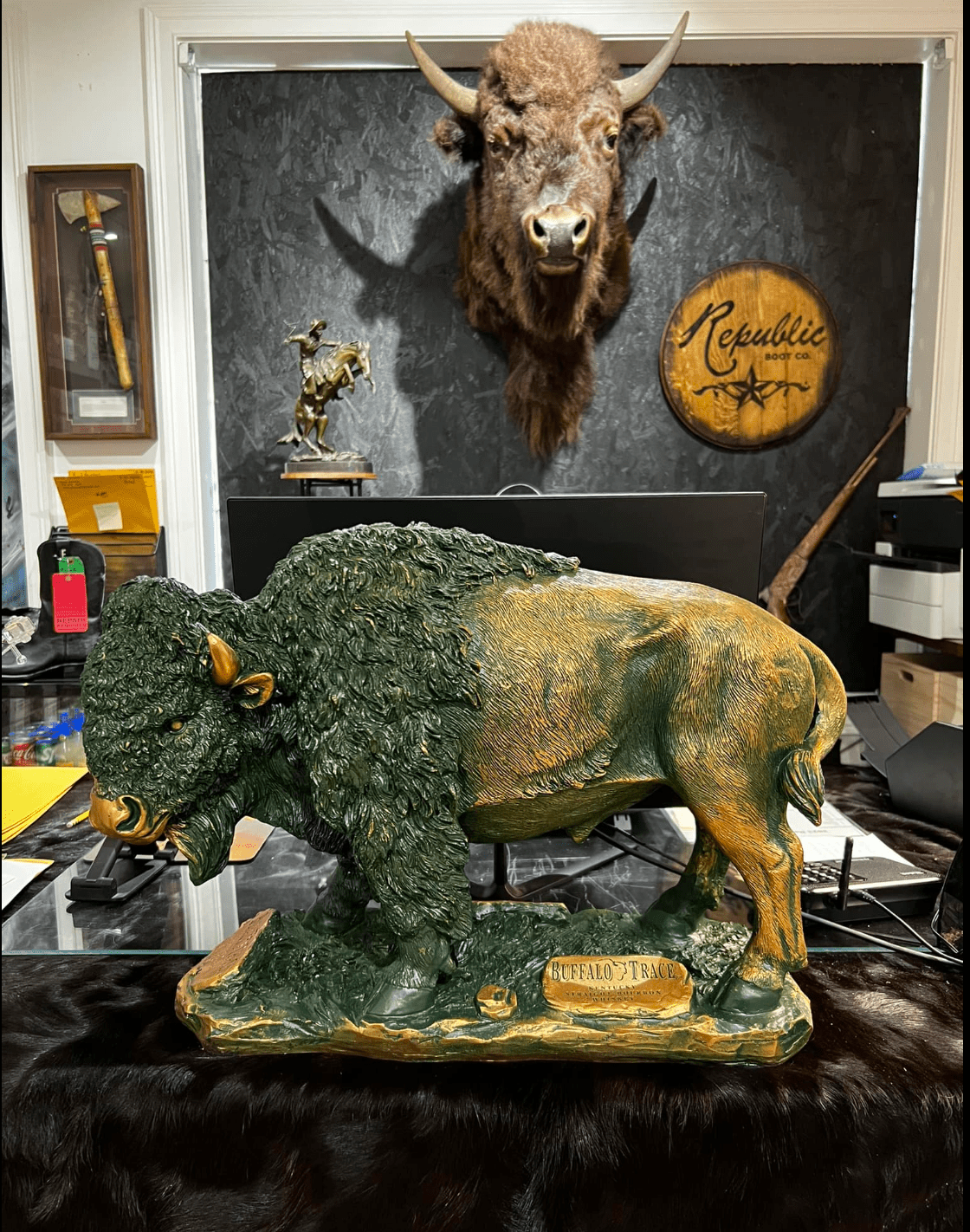 Engraved Authentic Whiskey Barrel Lid - PateRanchCreations