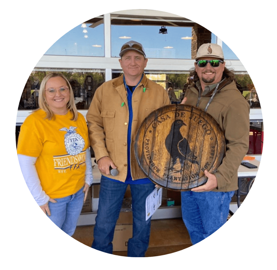 Engraved Authentic Whiskey Barrel Lid - PateRanchCreations