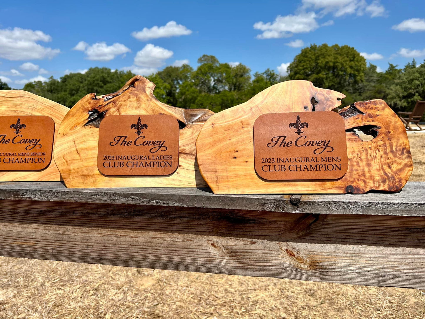 Fir Wood & Leather Award - PateRanchCreations