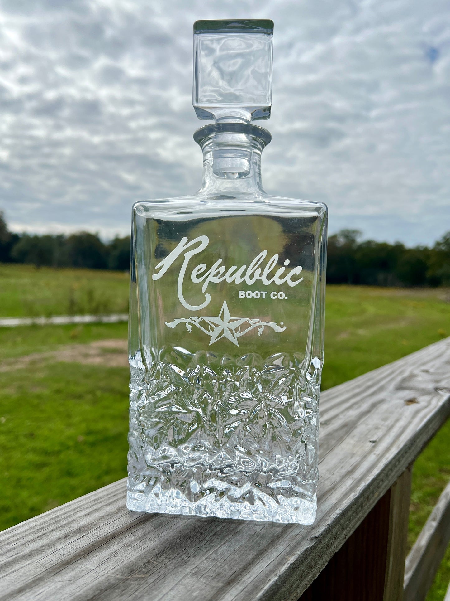 Glass Whiskey Decanter - PateRanchCreations