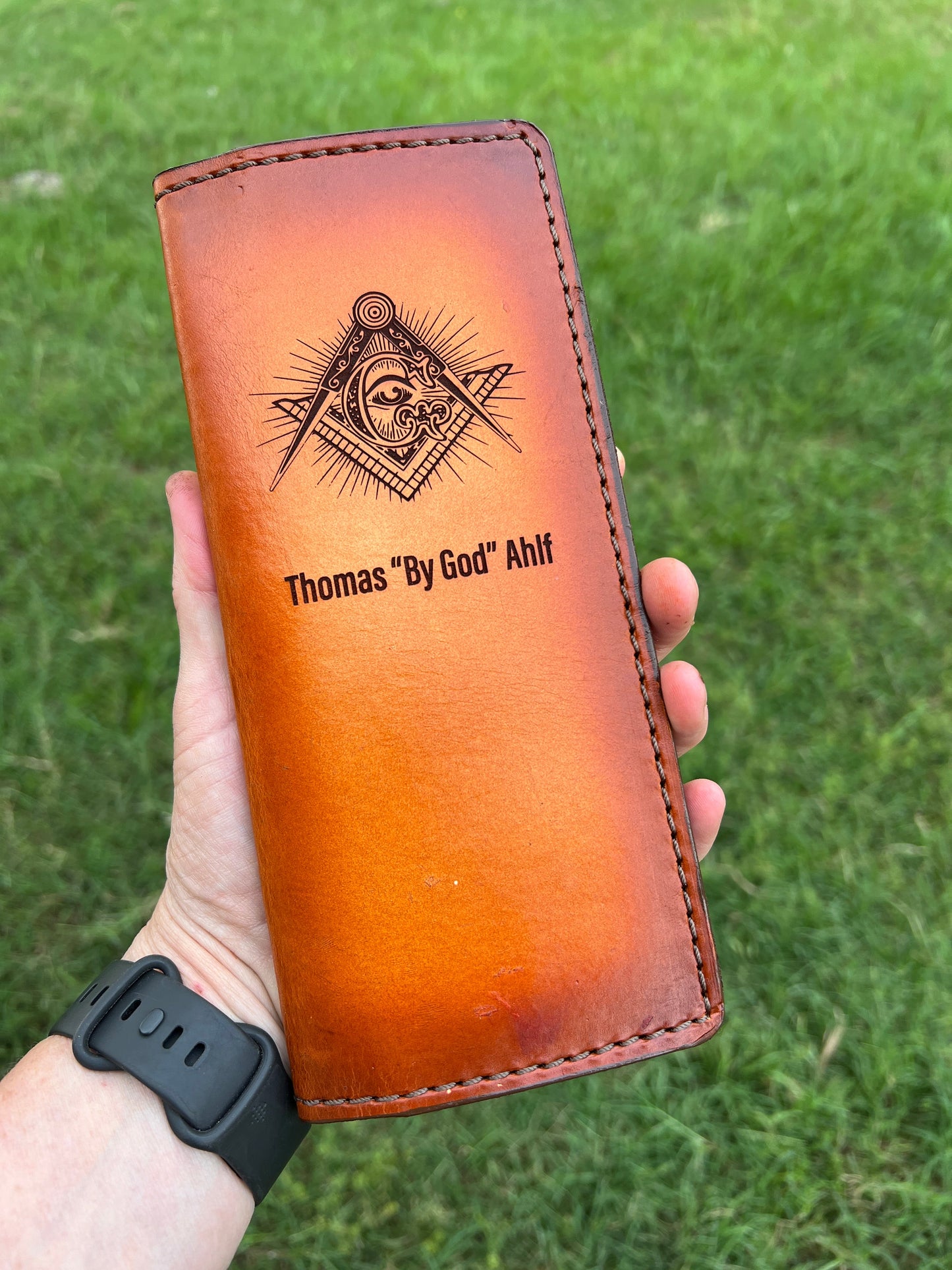 Handcrafted Tally Book Cover Custom Engraved - PateRanchCreations