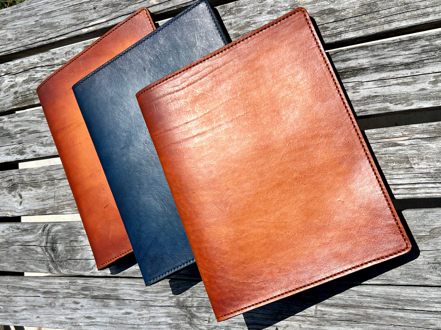 Handmade Leather Folio - PateRanchCreations