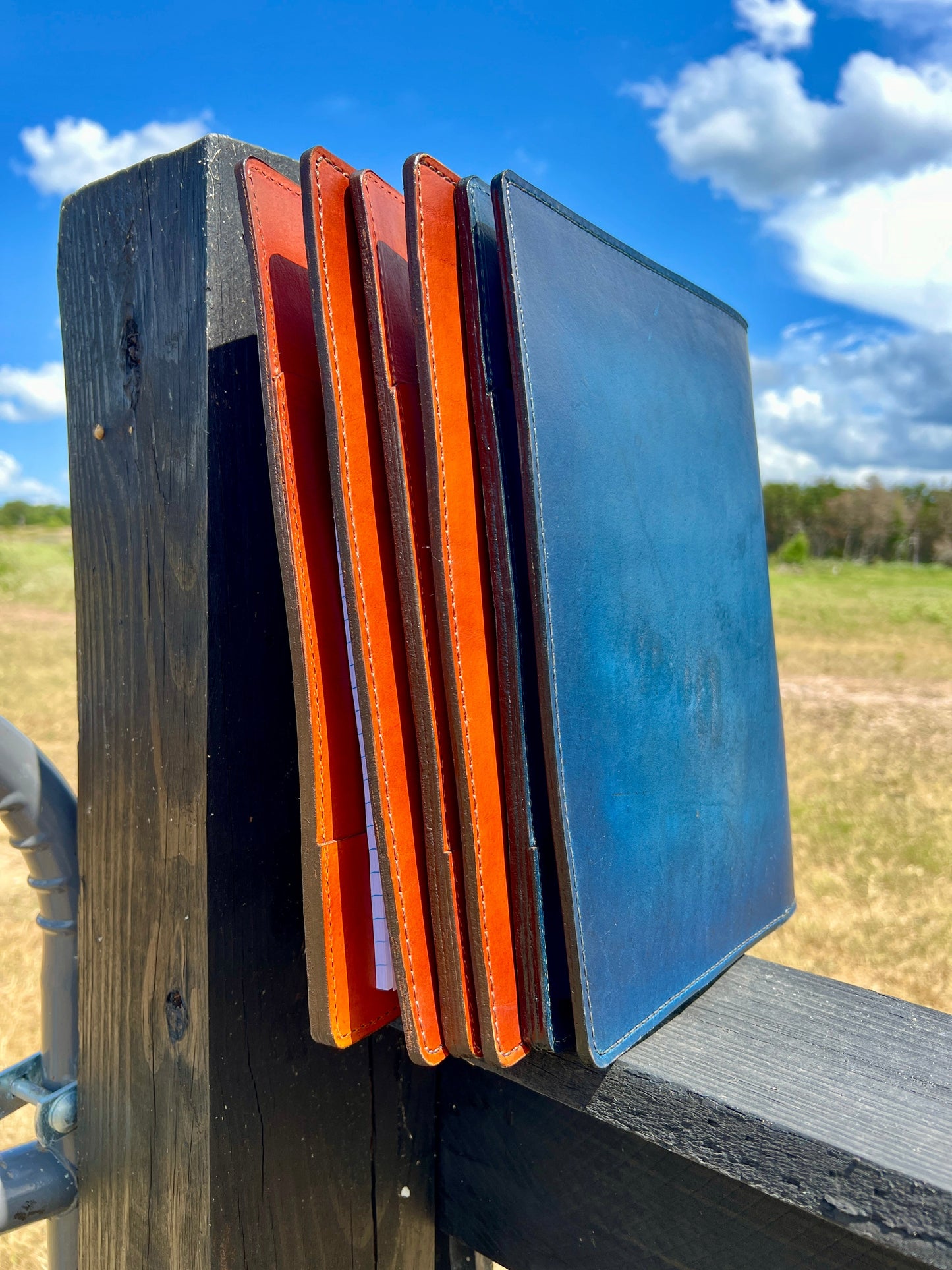 Handmade Leather Folio - PateRanchCreations