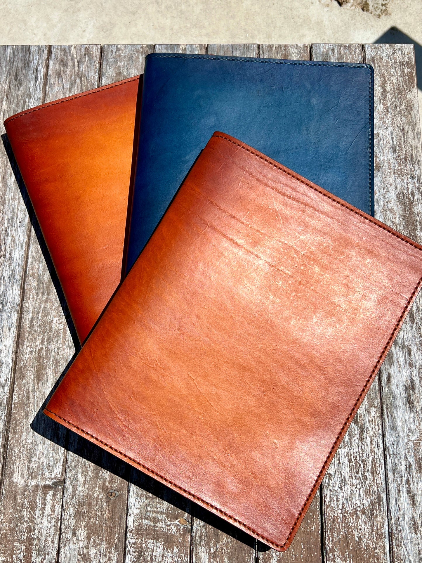 Handmade Leather Folio - PateRanchCreations