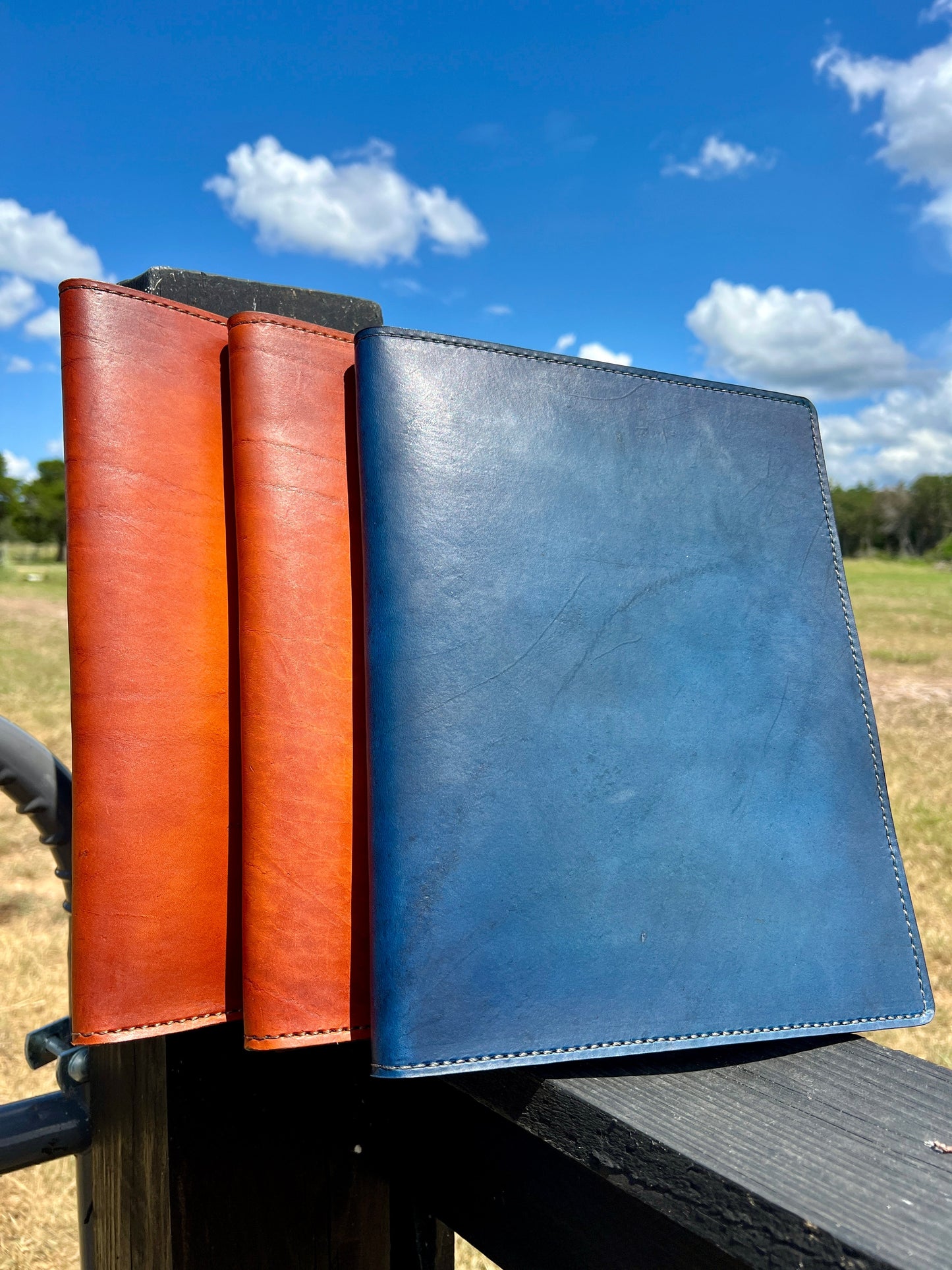 Handmade Leather Folio - PateRanchCreations