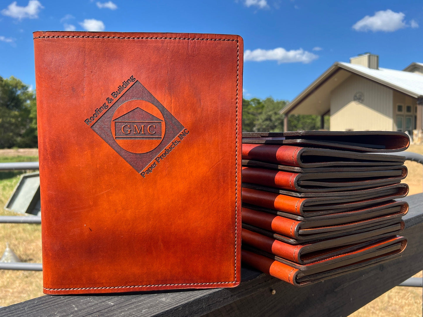 Handmade Leather Folio - PateRanchCreations
