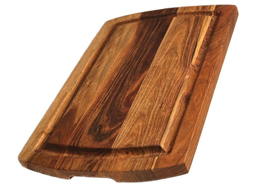 Large Organic Hardwood Acacia Cutting Board w/ Juice groove - 18" - PateRanchCreations