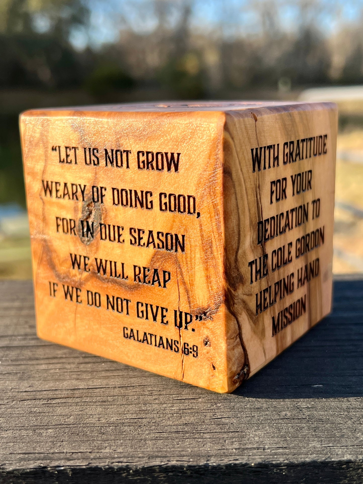 Motivational Cube / Award - PateRanchCreations