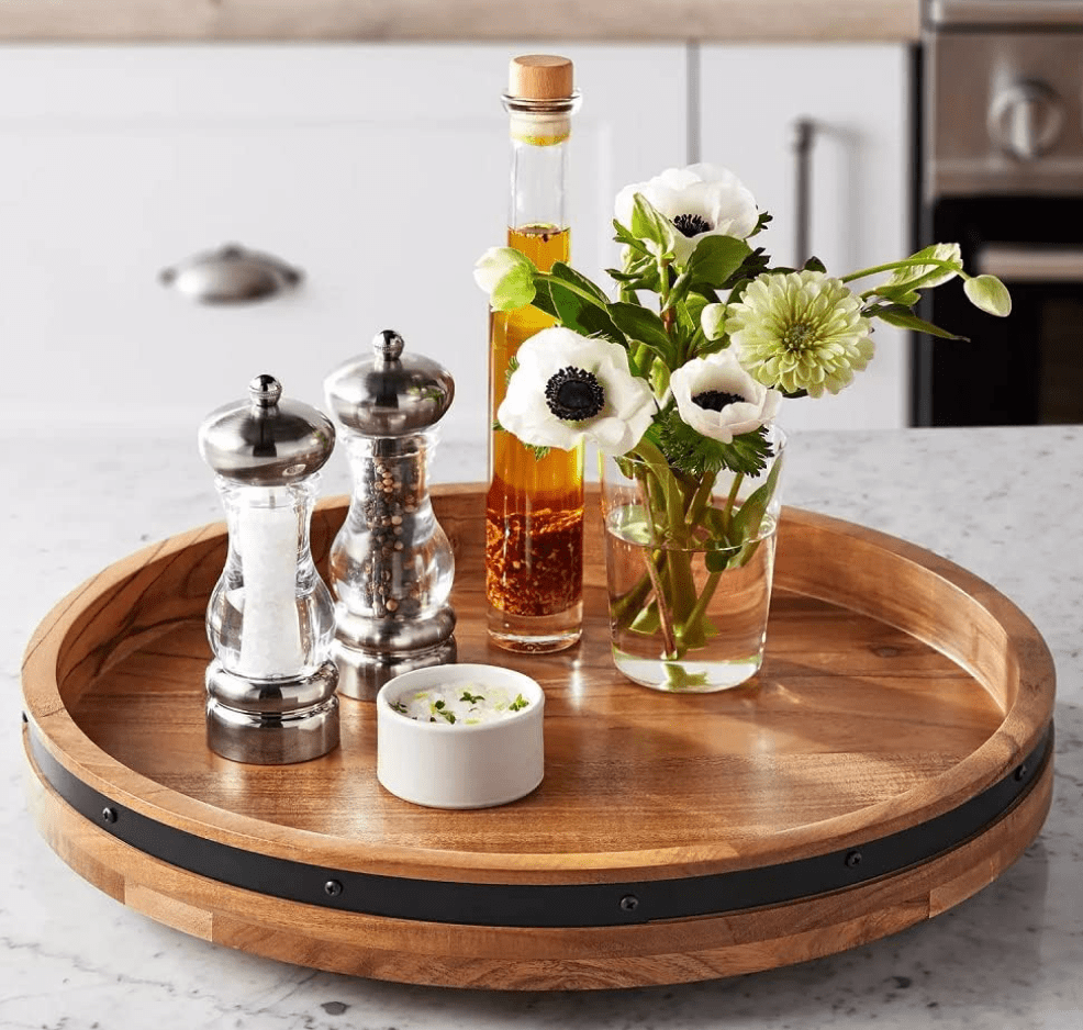 Stylish and Functional Lazy Susan - PateRanchCreations