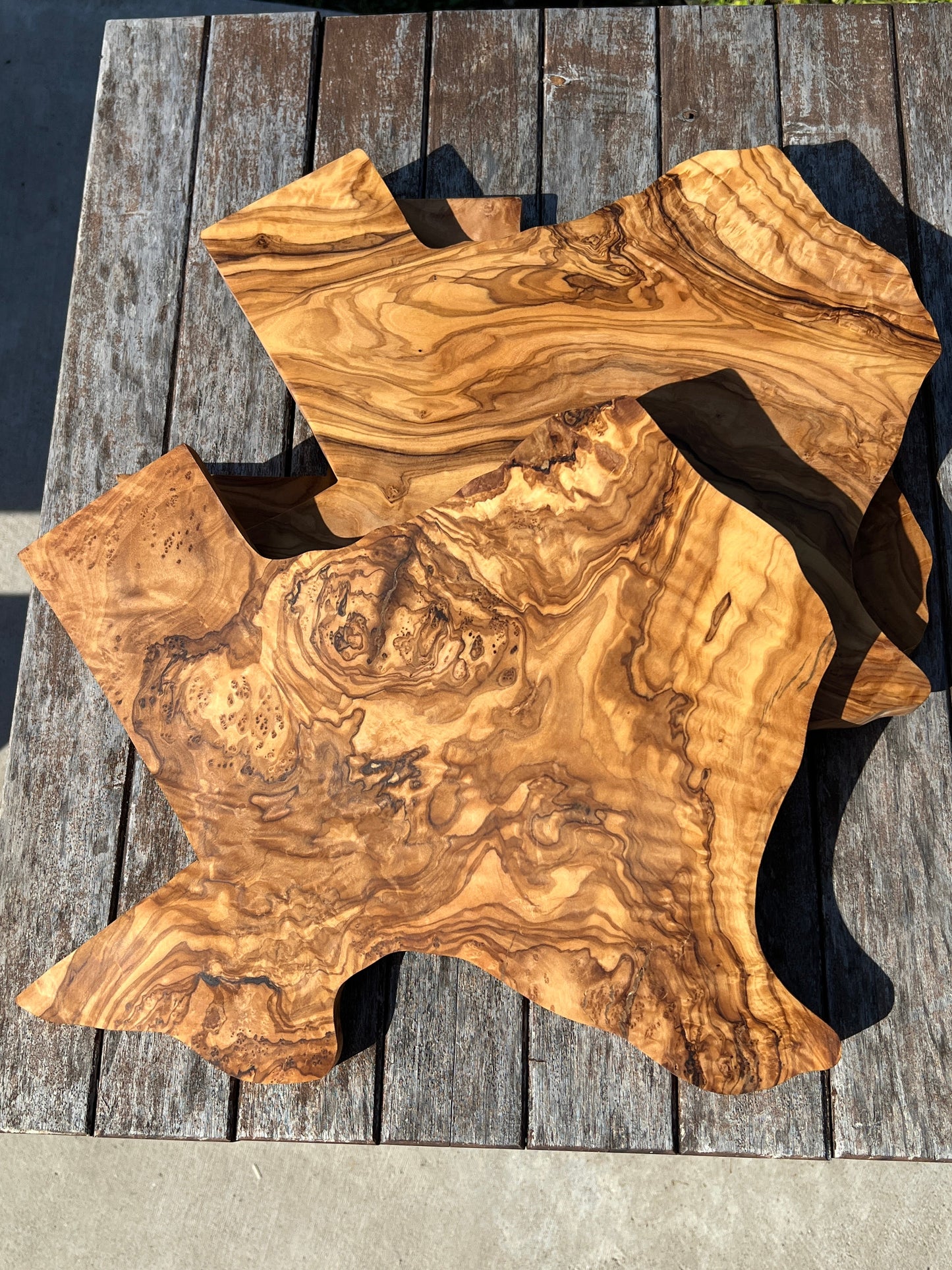 Texas Charcuterie Board - Olive Wood - PateRanchCreations