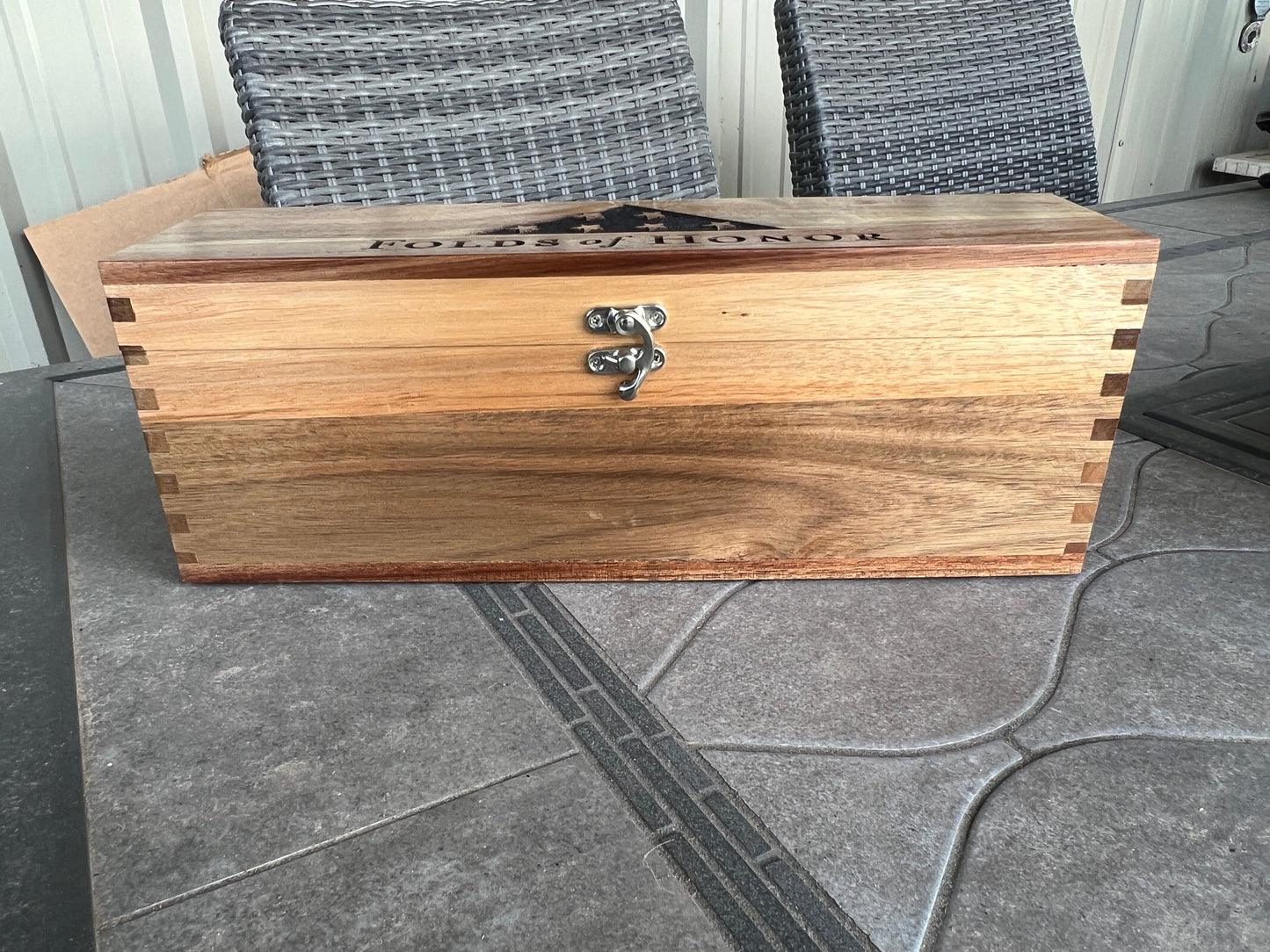 Custom Engraved Wine Bottle Holder - PateRanchCreations