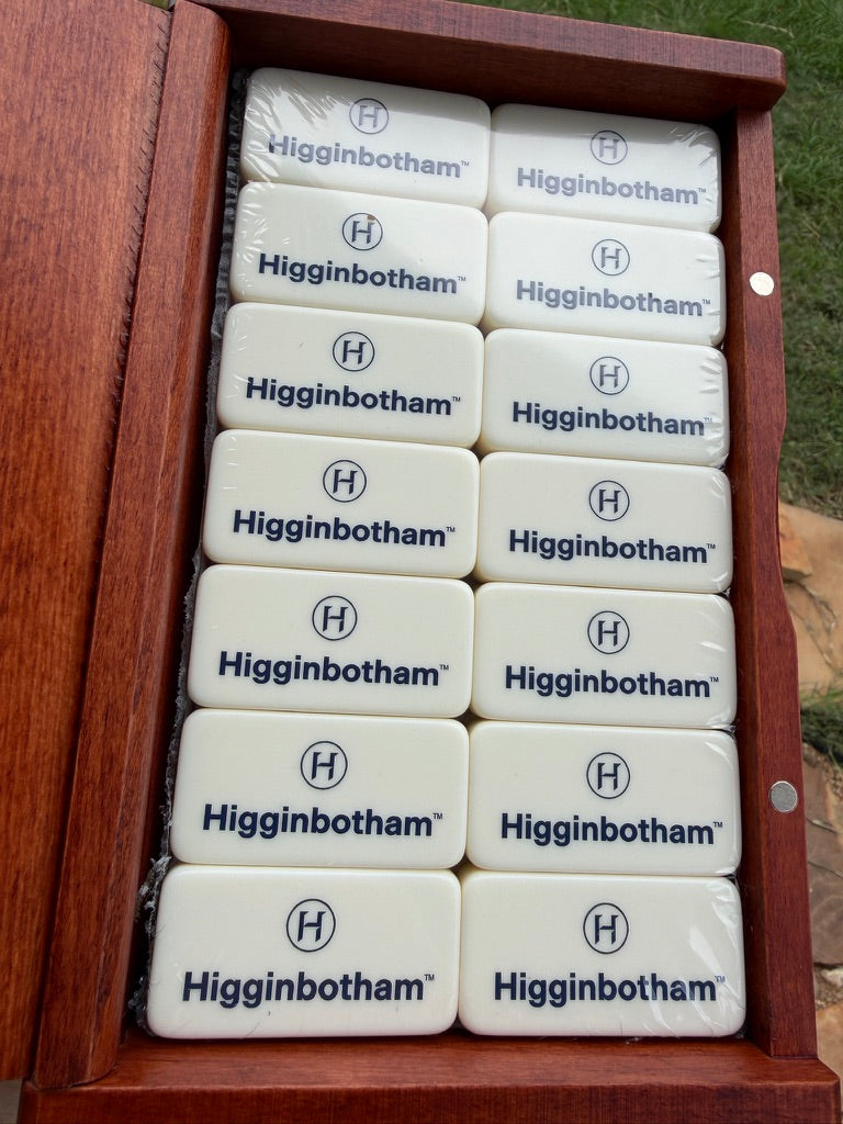 Custom Professional Tournament Dominoes – Personalized Jumbo Double 6 Set