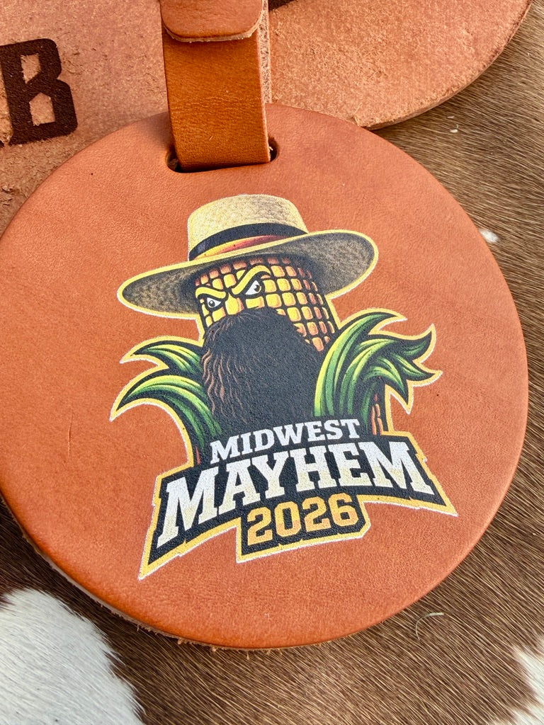 Leather Golf Bag Tag