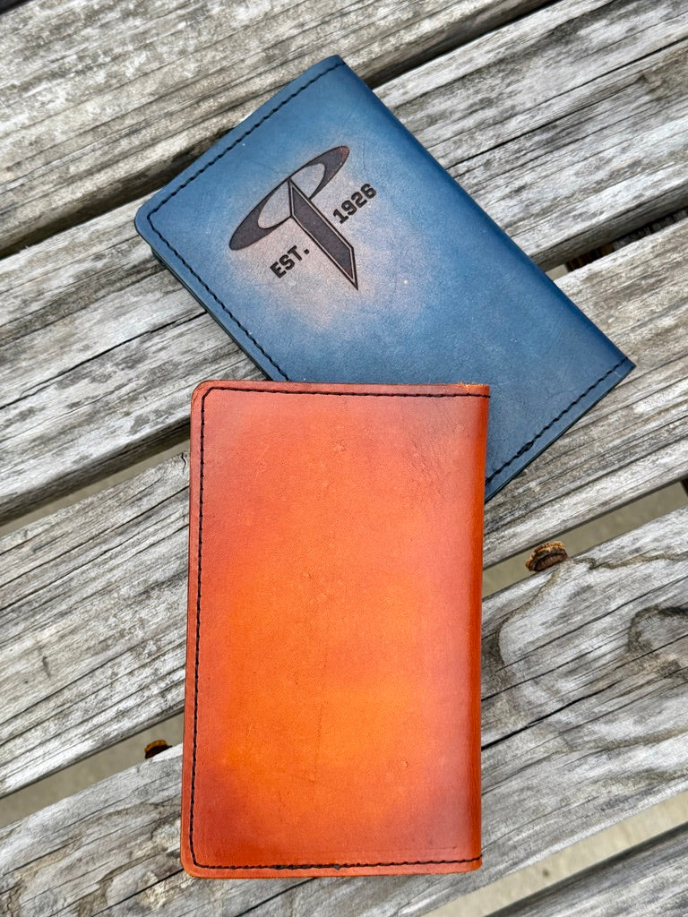 Custom Leather Tally Book - Small Style