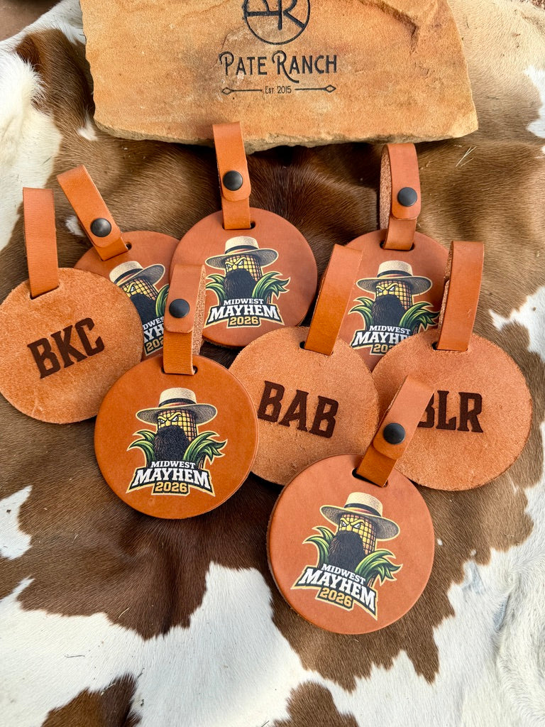 Leather Golf Bag Tag