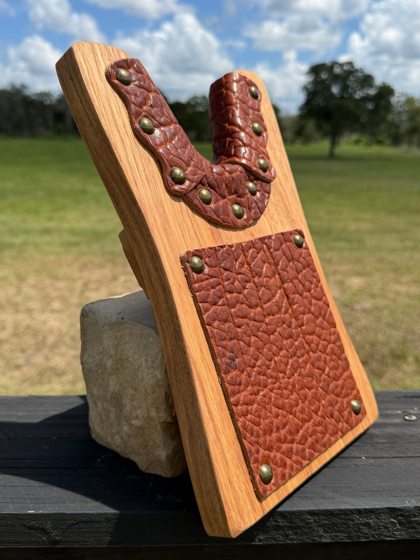 Ranchwood boot jack provides easy boot removal while showcasing timeless western craftsmanship