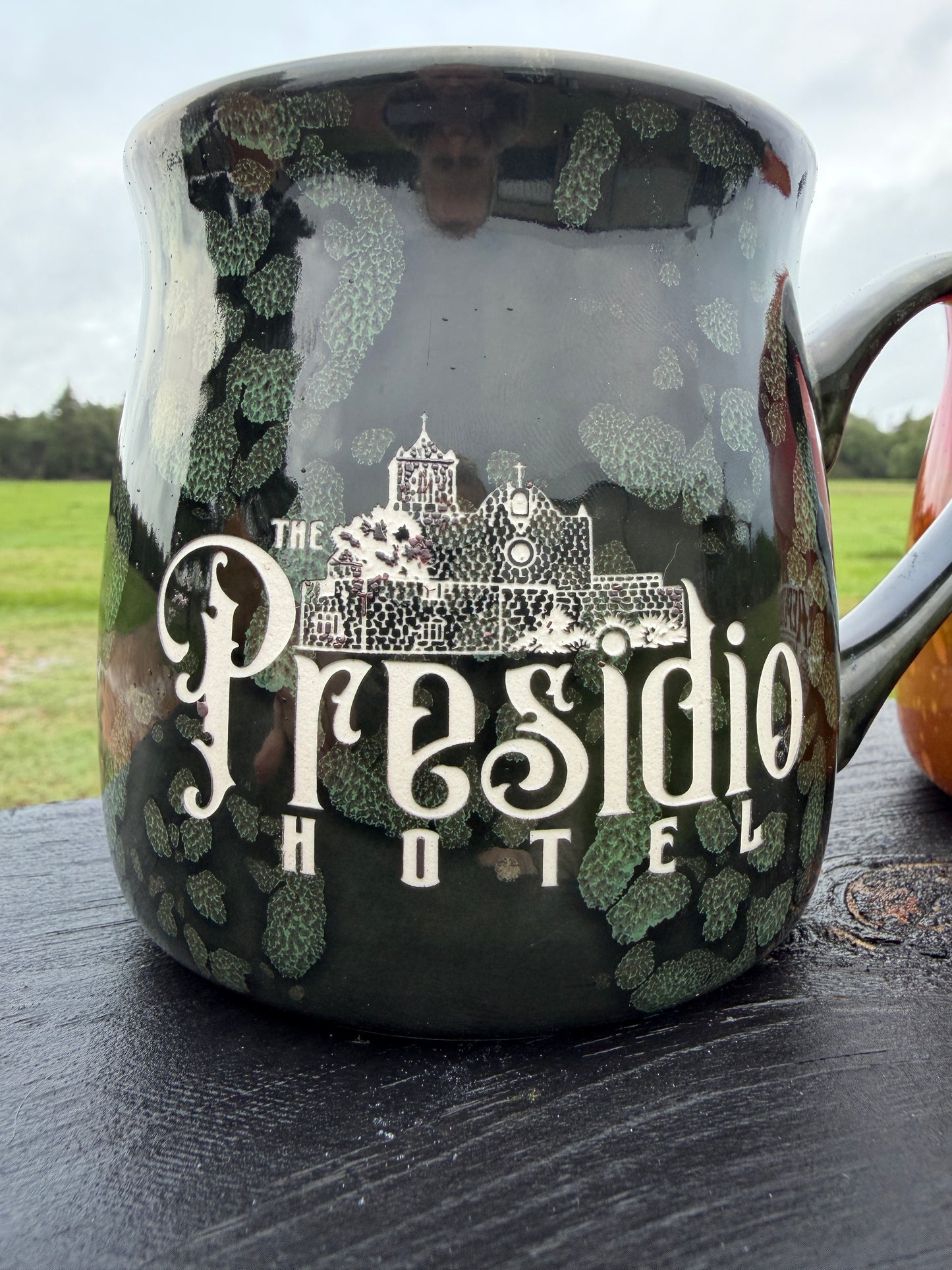 Custom Sand-Carved Reactive Glaze Mug – 16 oz