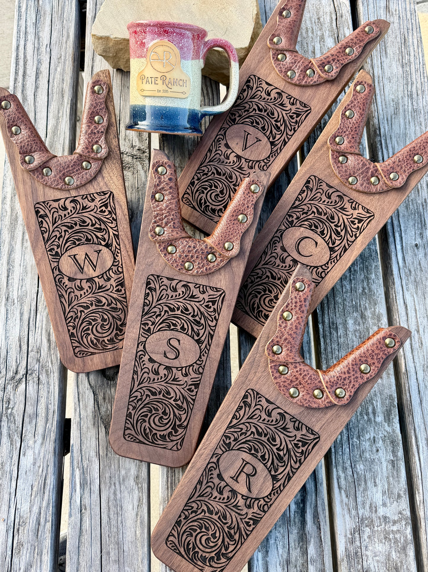 Premium Black Walnut Boot Jack